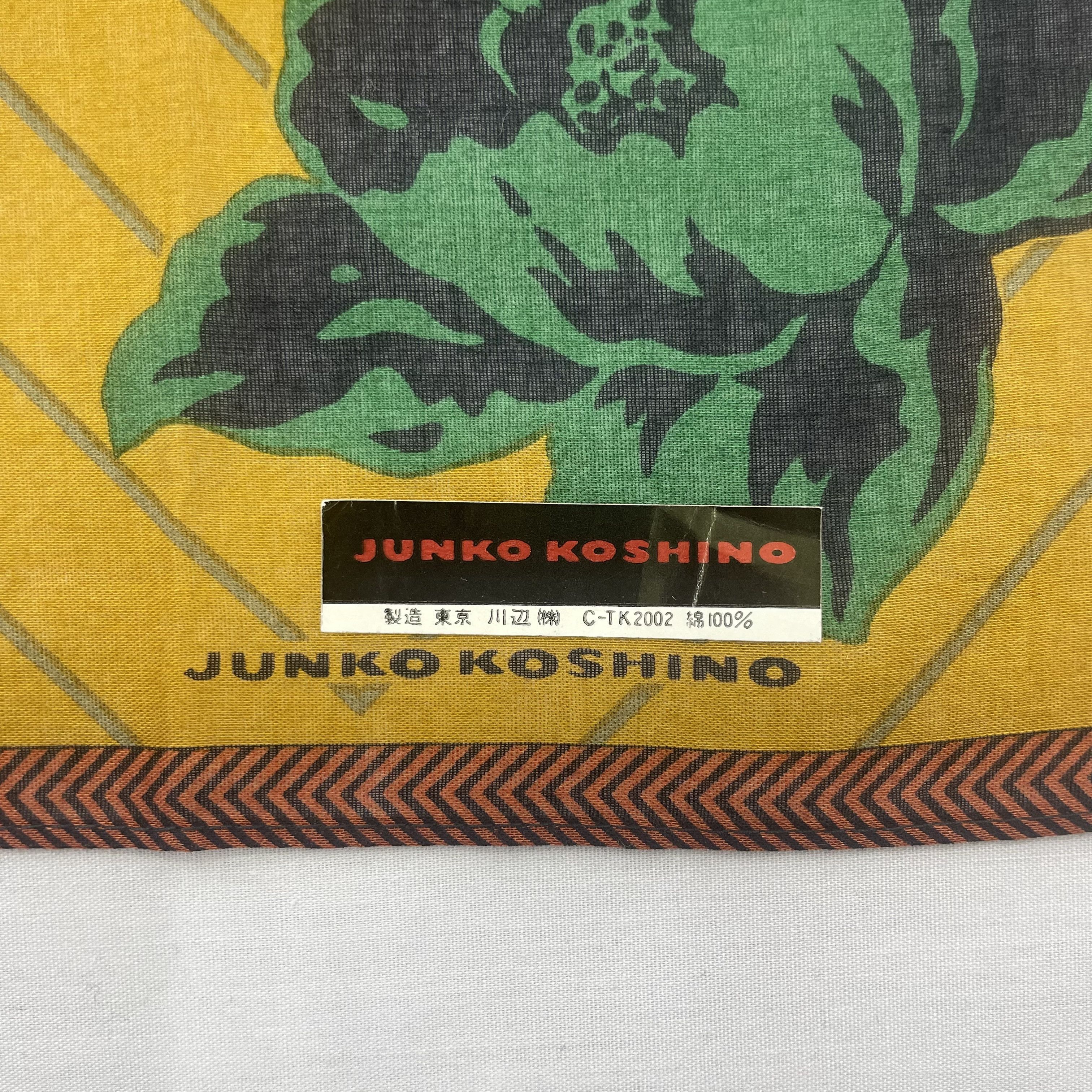 Japanese Brand Vintage Junko Koshino Handkerchief Neckerchief H183N Size ONE SIZE - 2 Thumbnail