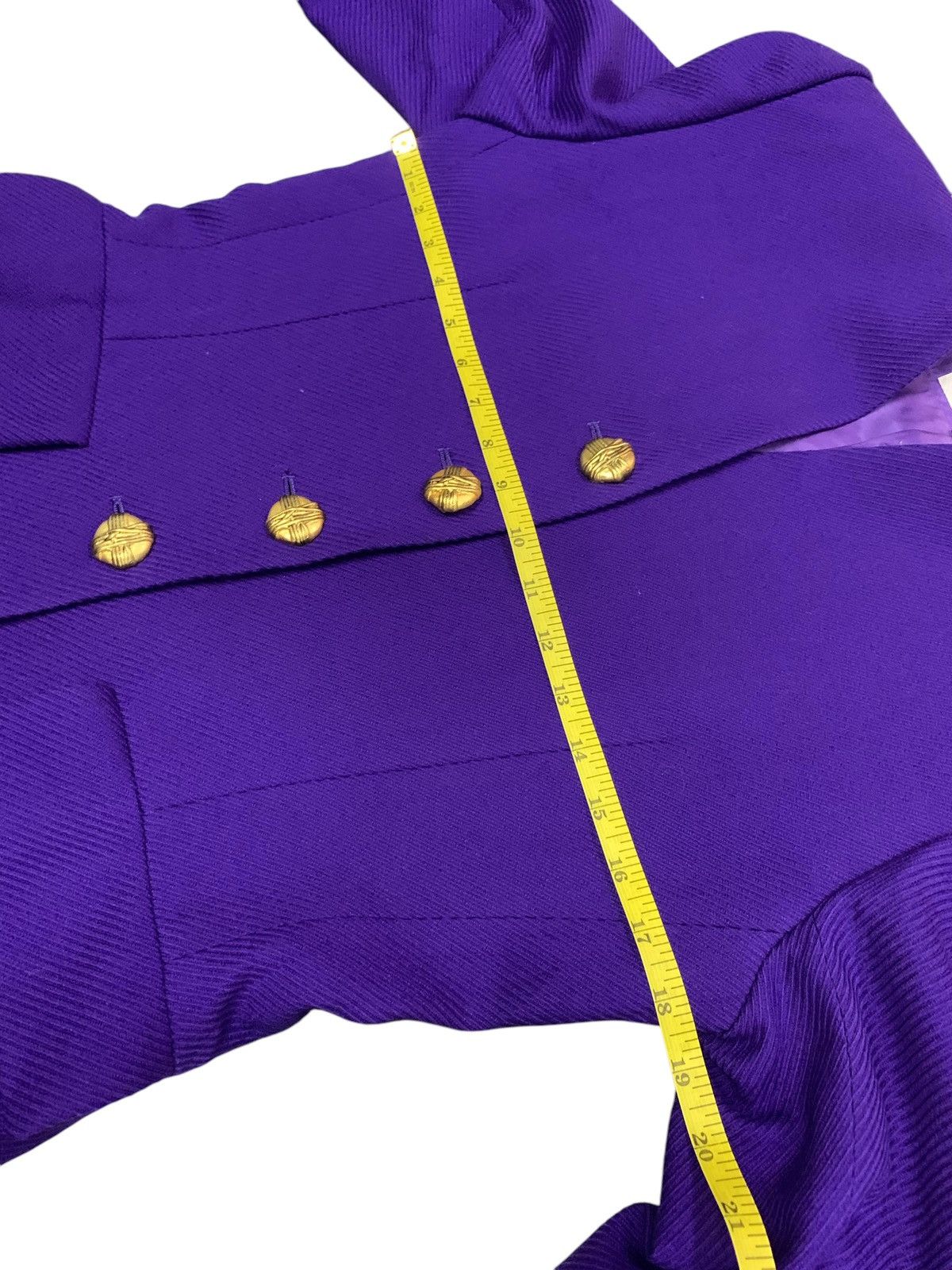 Designer × Yves Saint Laurent Rare Yves Saint Laurent Button Ups Blazer Jacket Size M / US 6-8 / IT 42-44 - 9 Thumbnail