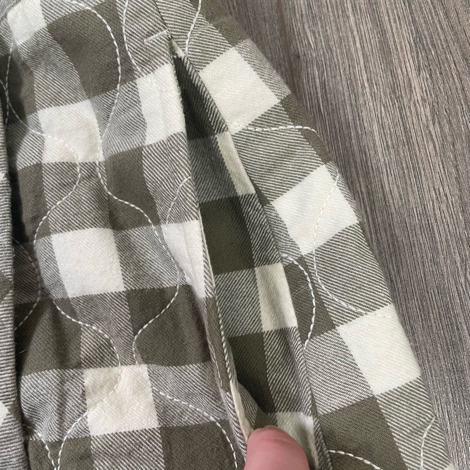 Madewell Madewell Curvy Quilted Flannel Check Mini Skirt US Women's 4 Size 27" / US 4 / IT 40 - 3 Thumbnail