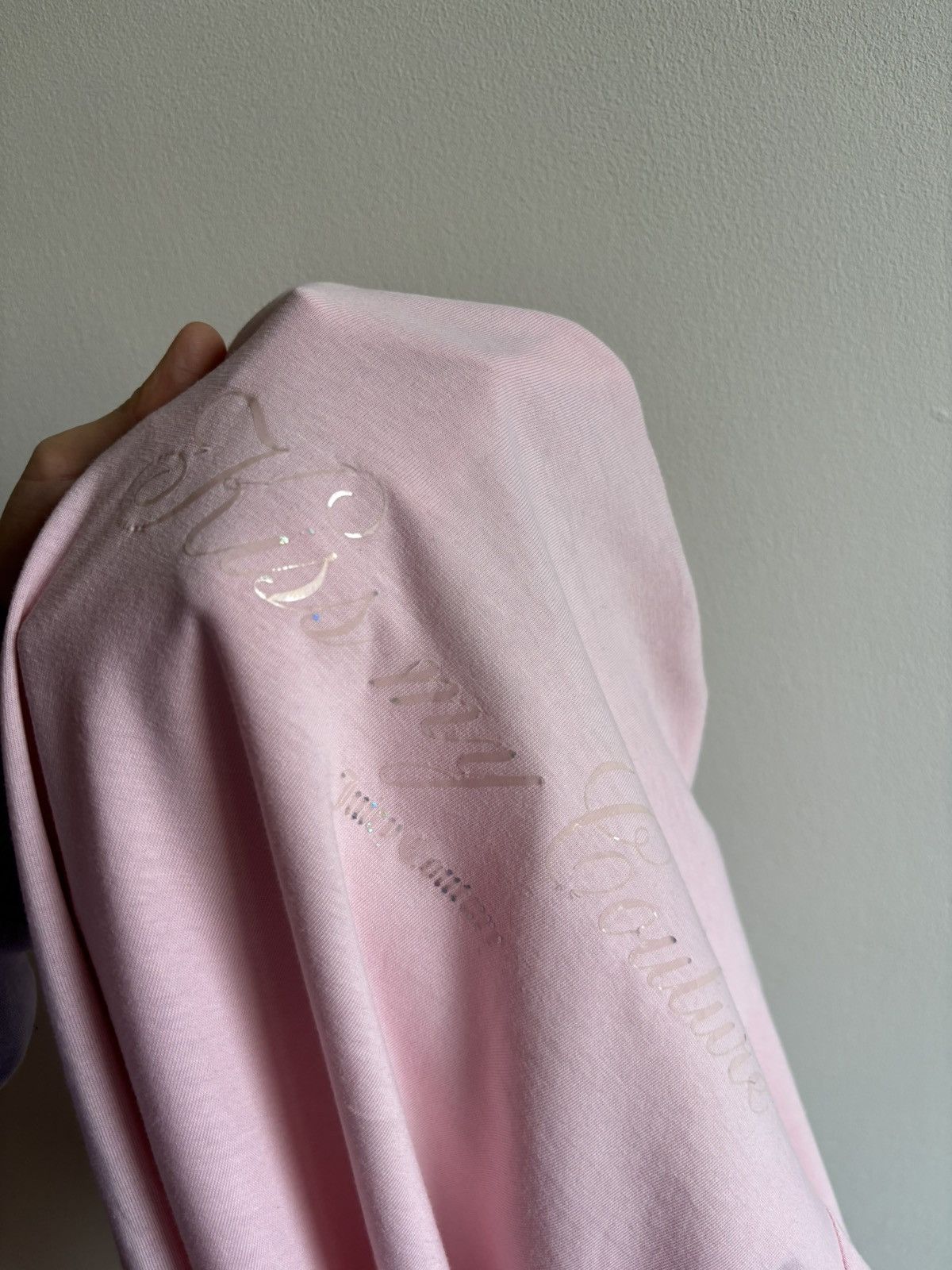 Juicy Couture Y2K Juicy Couture Rhinestones Logo Pink Glam T-Shirt Size S / US 4 / IT 40 - 7 Thumbnail