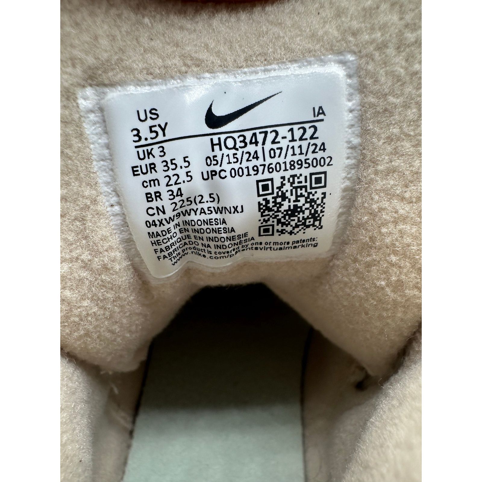 Nike Nike Terrascout GS “Light British Tan” size 3.5y/5 women’s Size US 5 / IT 35 - 6 Thumbnail