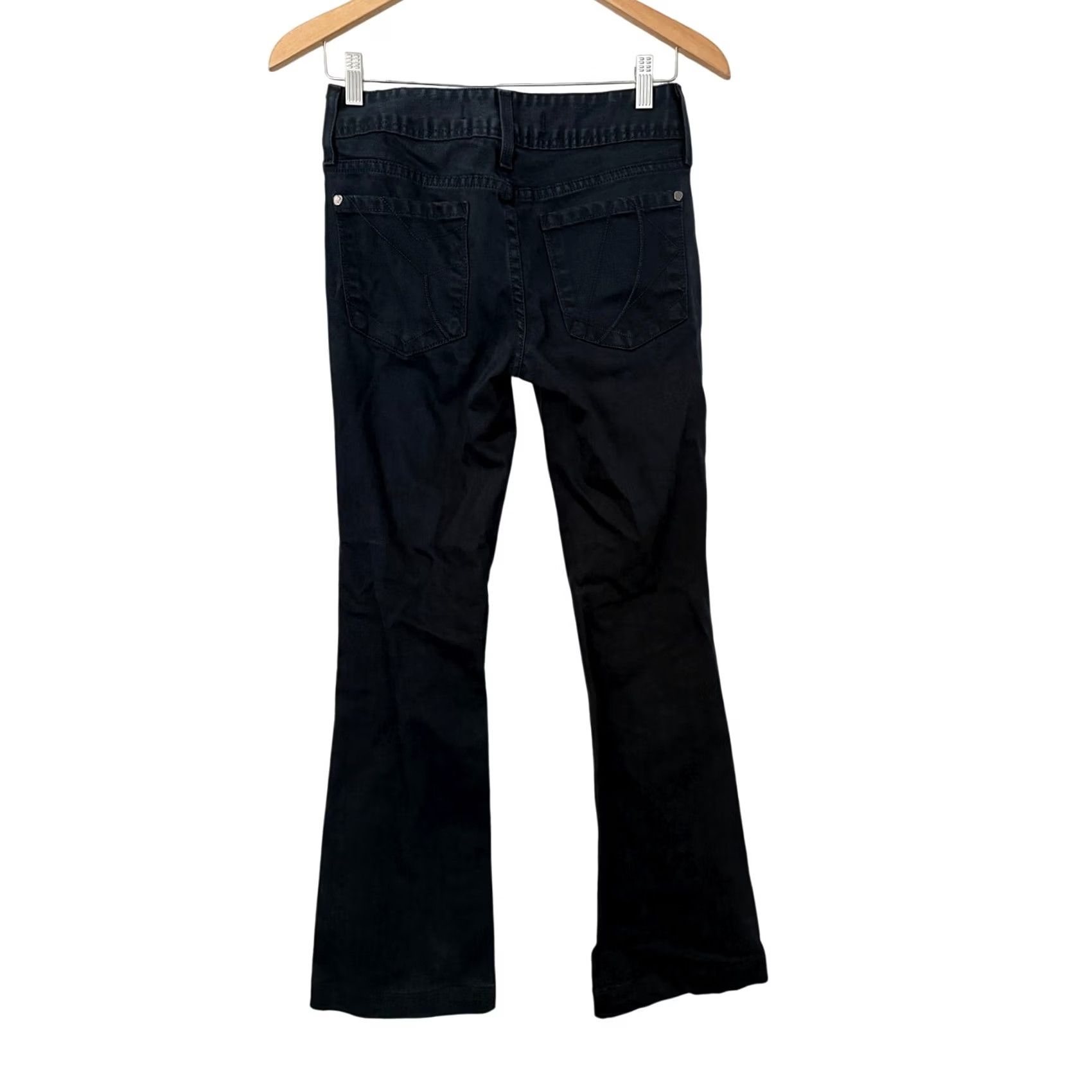 Denime The ProportionofBlu Denim Jeans Mid Rise Boot Cut Dark Blue w/Pockets -26 Women Jeans Bootcut Dark Blue 26 Size 26" / US 2 / IT 38 - 4 Thumbnail