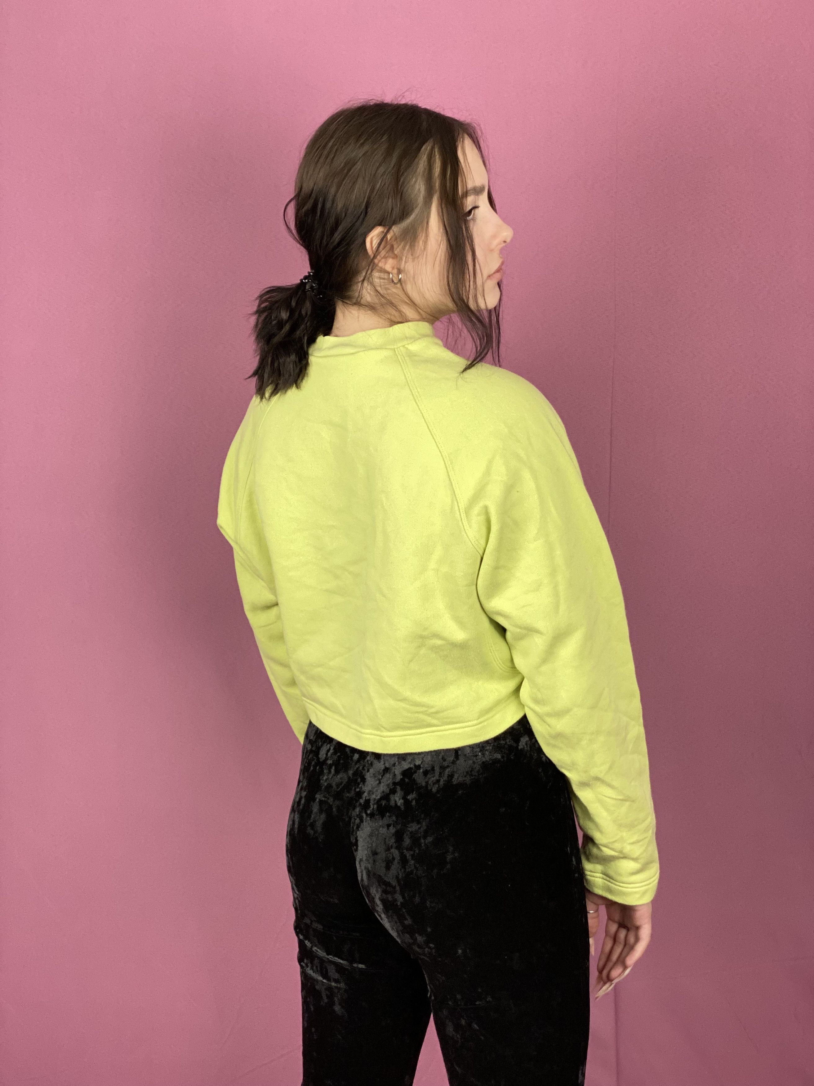 Adidas × Vintage 90s Adidas Vintage Girls Cropped Sweatshirt - XL Size XL / US 12-14 / IT 48-50 - 3 Thumbnail