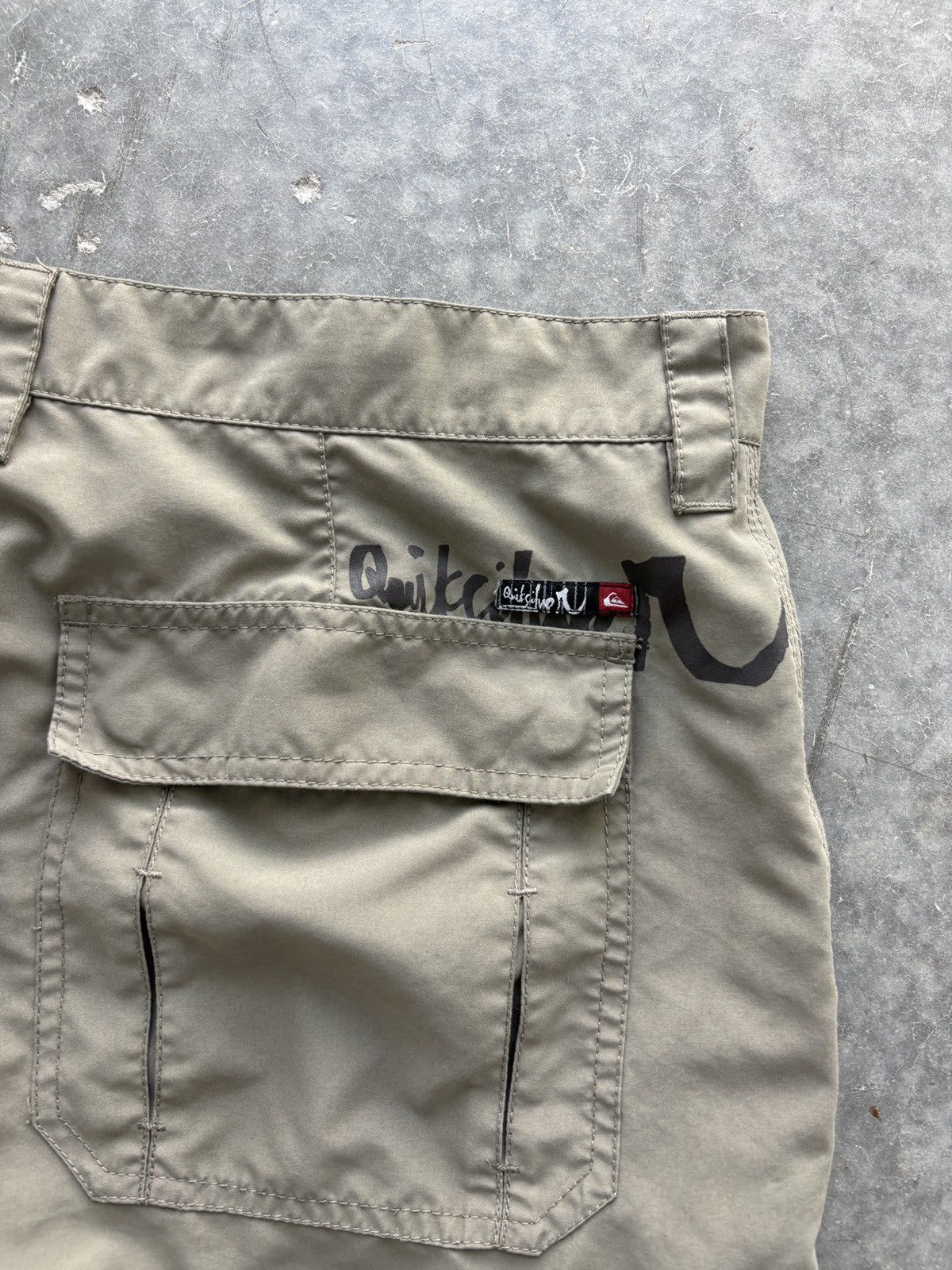Quiksilver Vintage Y2K Quiksilver Baggy Cargo Pants Parachute Size US 40 / EU 56 - 2 Thumbnail