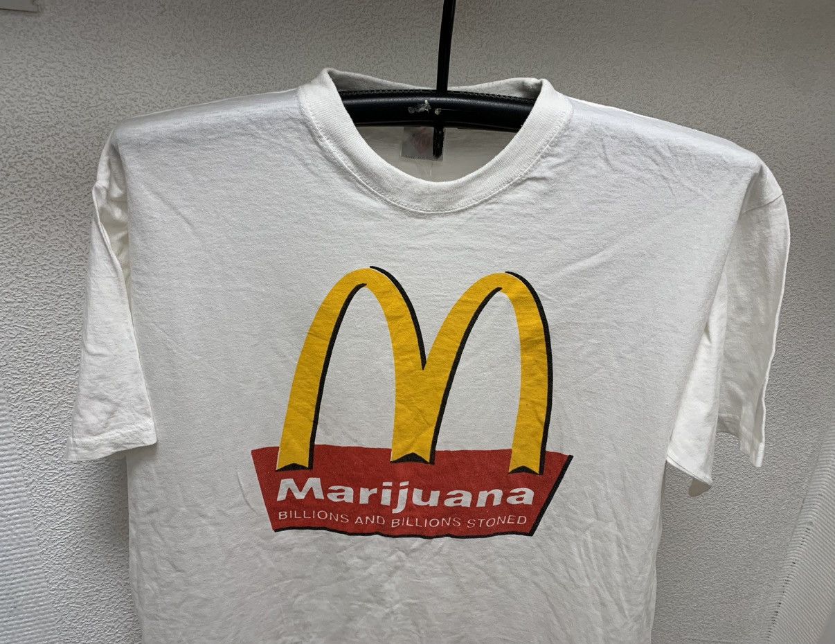 Vintage Marijuana Cannabis McDonald’s vintage 1990th 90th L-Xl sz Size US XL / EU 56 / 4 - 3 Thumbnail
