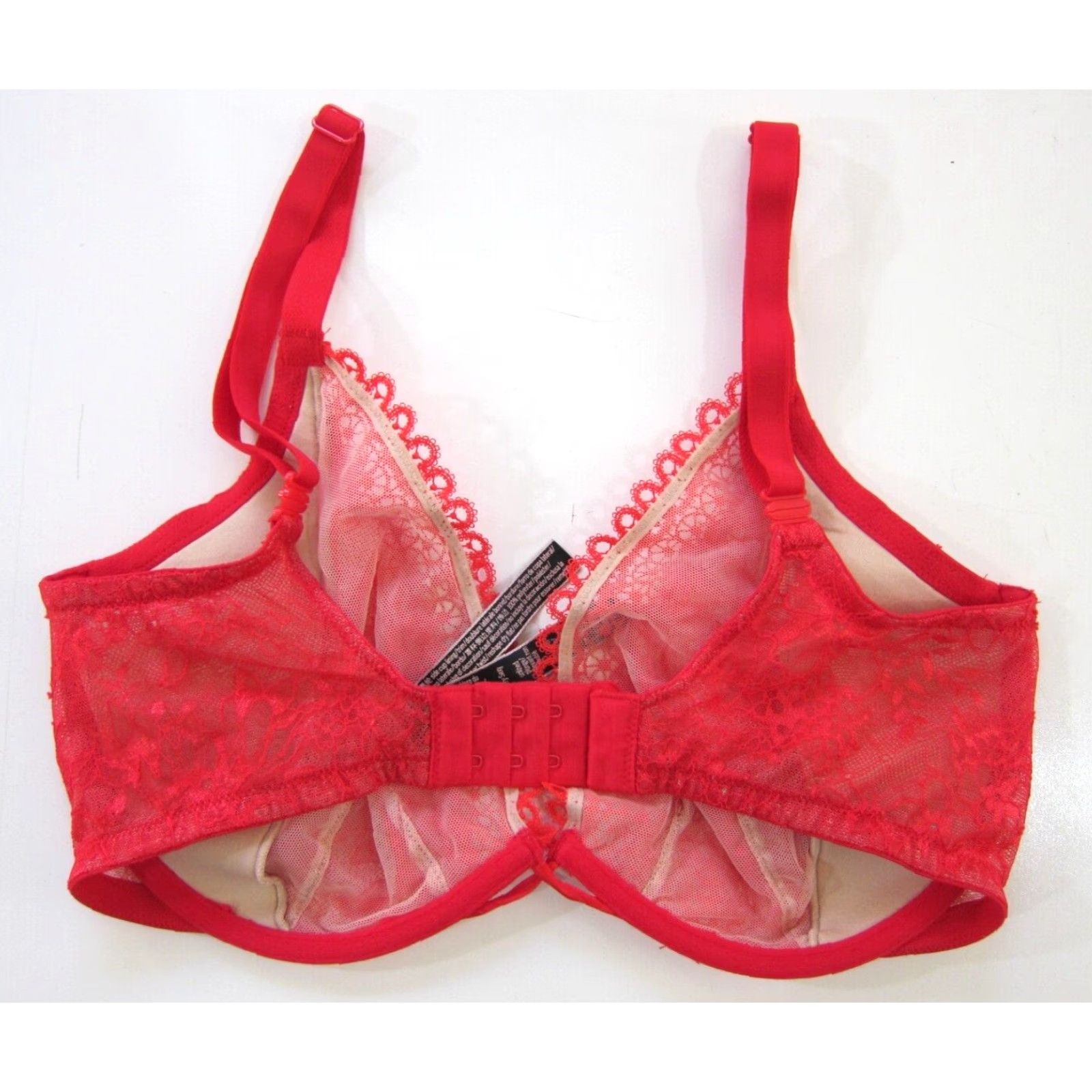Victoria's Secret Victoria's Secret Vert Sexy Coral Bright Pink Lace Underwire Push Up Bra 34DDD Size ONE SIZE - 2 Thumbnail