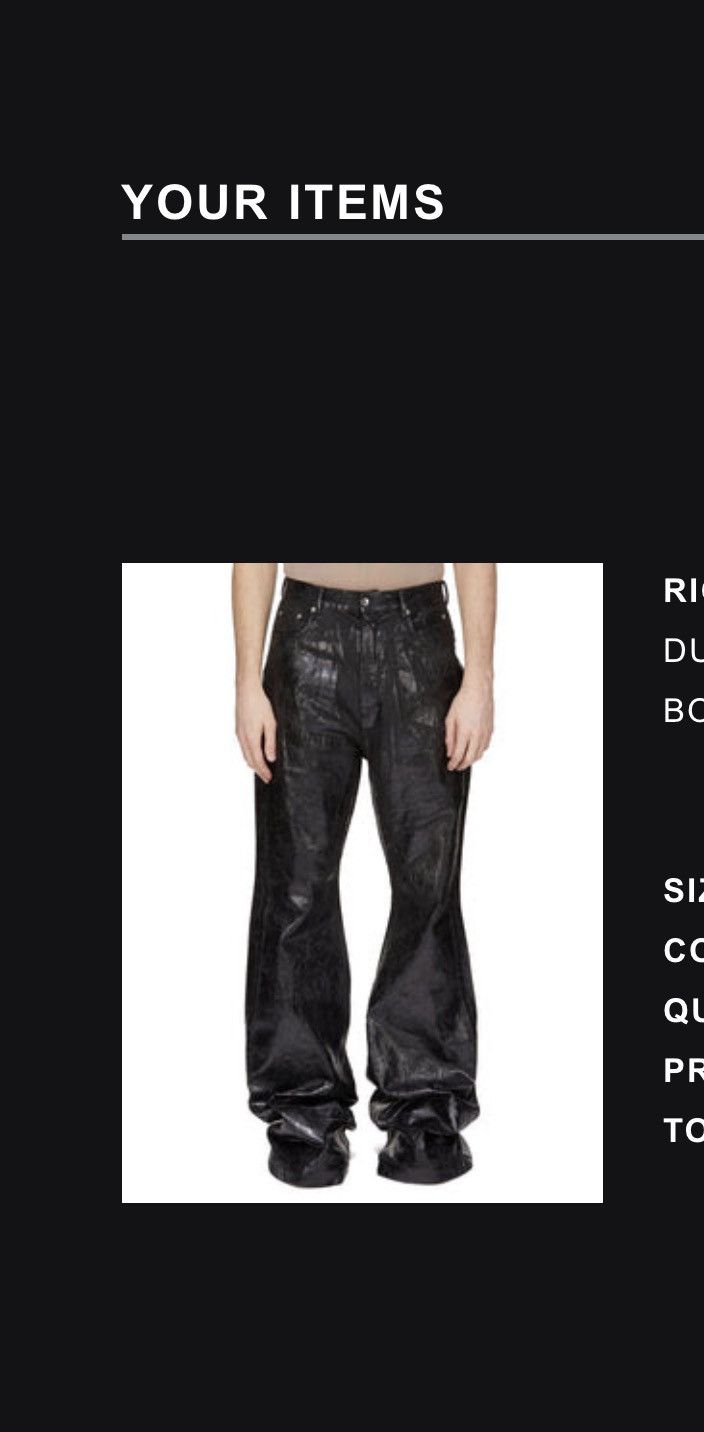 Rick Owens Drkshdw RICK OWENS BOLAN BOOTCUT Size US 30 / EU 46 - 15 Thumbnail