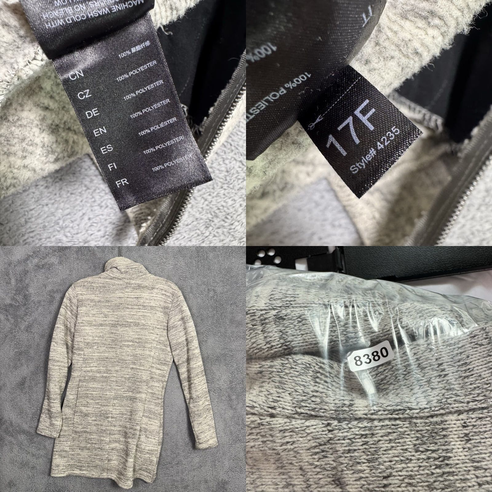 Vintage Kuhl Jacket Womens Medium Heather Cream Alaska Long Full Zip Sherpa 4235 Size M / US 6-8 / IT 42-44 - 8 Thumbnail