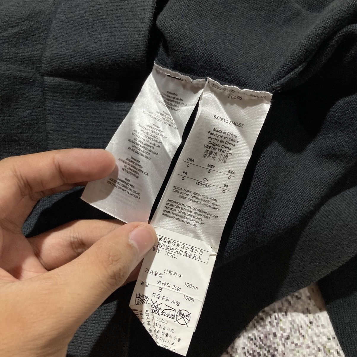 Armani Exchange Armani Exchange Logo Slevee Taped Ziphoodie Black Luxury Size US L / EU 52-54 / 3 - 16 Thumbnail