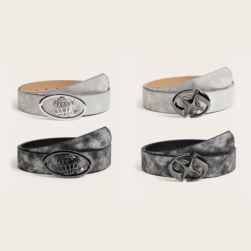 Designer Crazy Vintage Belt Riveted Belts Menswear Accessories Size ONE SIZE - 4 Thumbnail