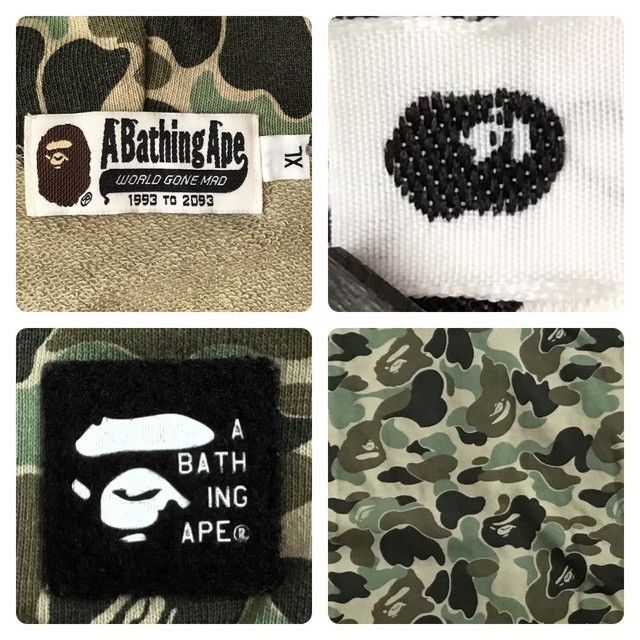 Bape BAPE camo full zip hoodie a bathing ape NIGO Size US XL / EU 56 / 4 - 7 Thumbnail