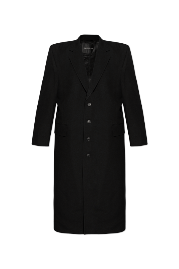 Balenciaga o1s1rm1225 Boxy SB Coat in Black Size US S / EU 44-46 / 1 - 1 Thumbnail