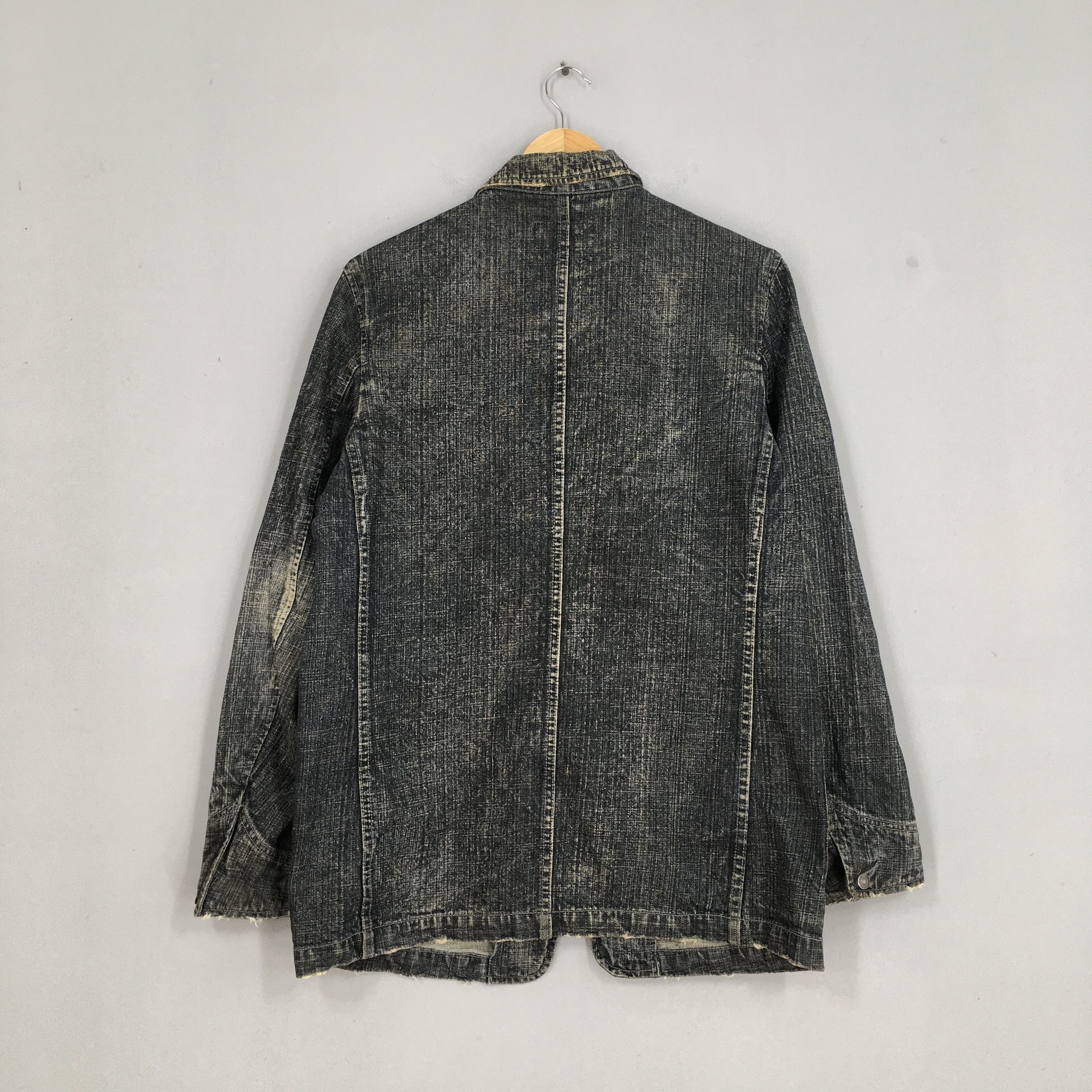 Vintage Vintage 90's Jungle Storm Jeans Workwear Labour Jacket L Size US L / EU 52-54 / 3 - 8 Thumbnail