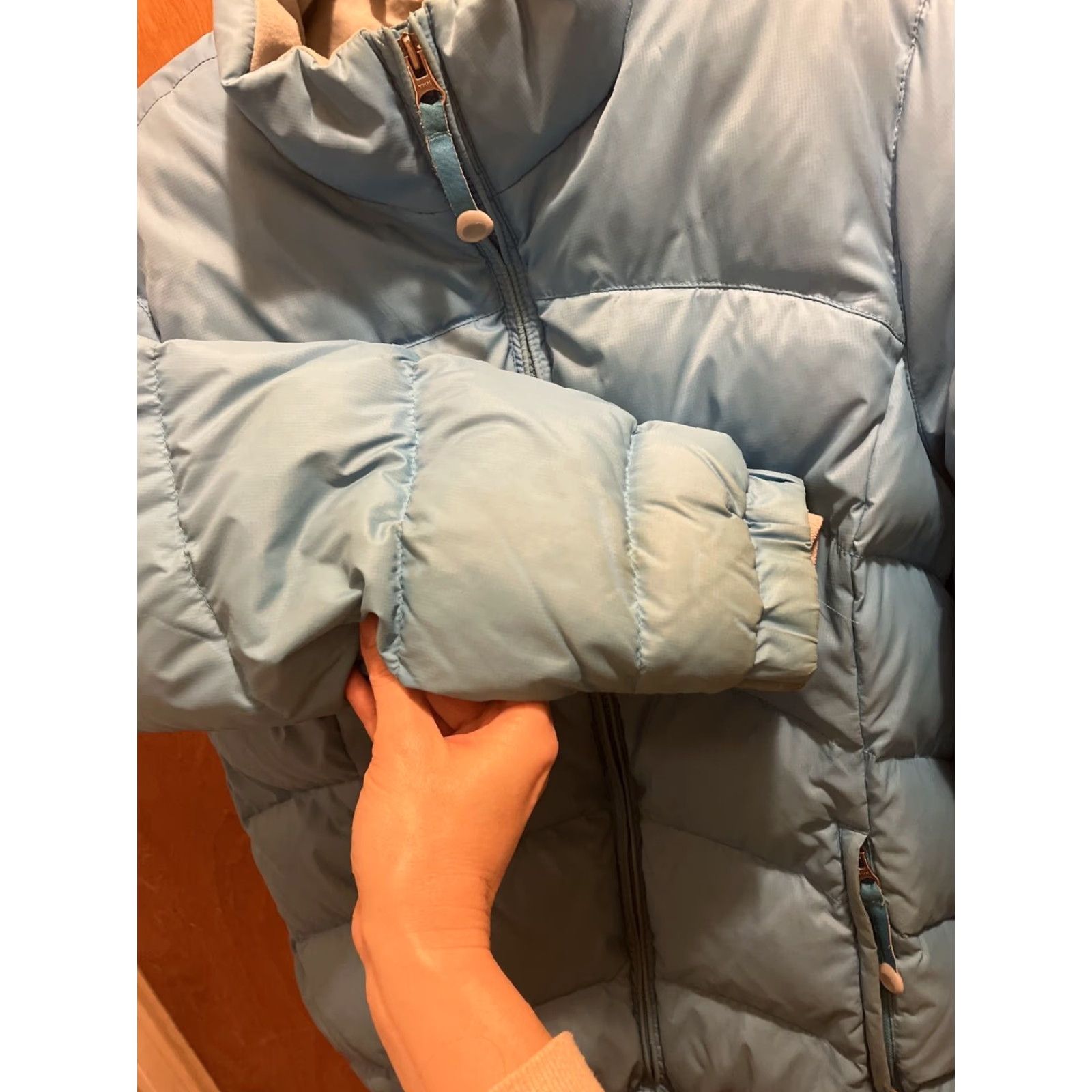 Vintage Vintage Yes LL Bean Woman's Down Jacket Small Light Blue Y2K Puffer Jacket, Regular Fit, Size S, Short Sleeve, Long Sleeve? Size S / US 4 / IT 40 - 3 Thumbnail