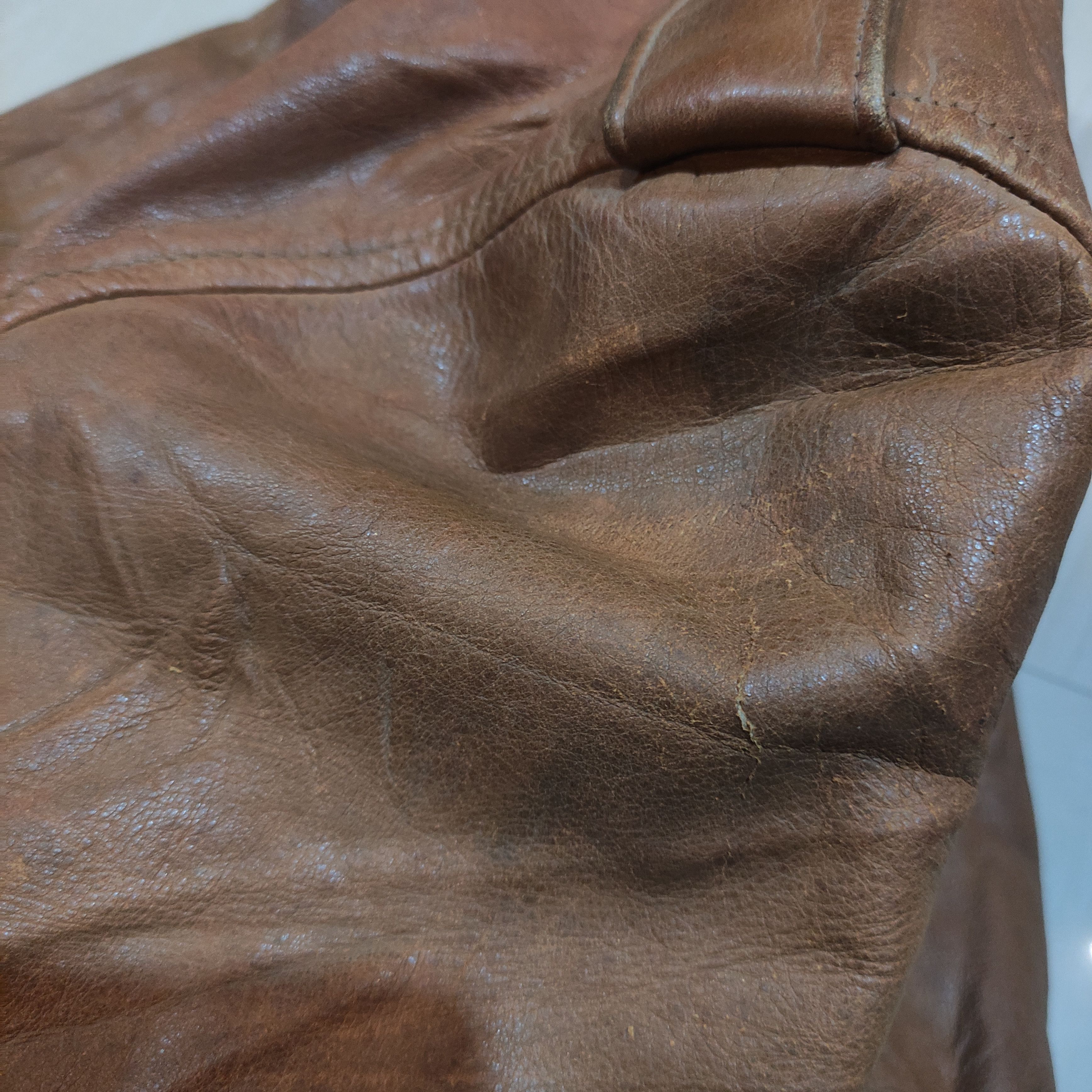 Schott Vintage Schott Leather Bomber 80s Size US M / EU 48-50 / 2 - 16 Thumbnail