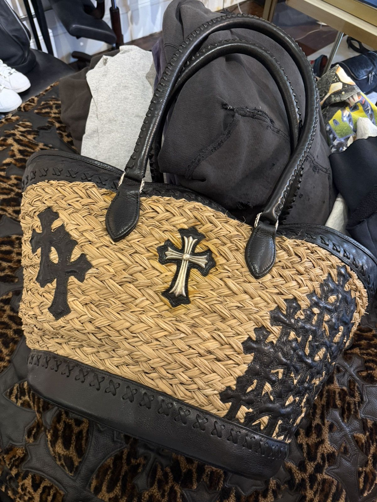 Chrome Hearts Chrome Hearts Cross FLOODED Summer Travel Duffle Bag Size ONE SIZE - 1 Thumbnail