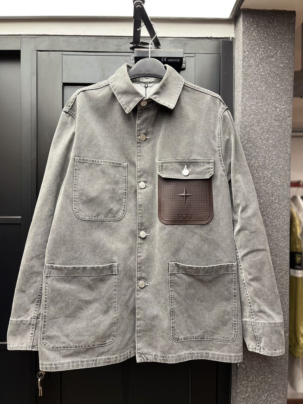 Dior × Stone Island Cotton canvas jacket rare new condition Size US M / EU 48-50 / 2 - 1 Thumbnail