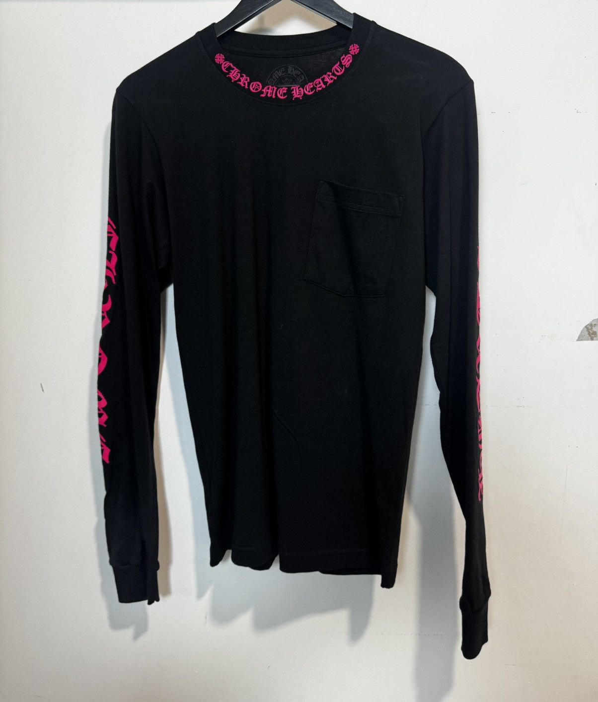 Chrome Hearts Chrome Hearts Pocket Long-Sleeve Crew Neck T-Shirt Size US S / EU 44-46 / 1 - 9 Thumbnail