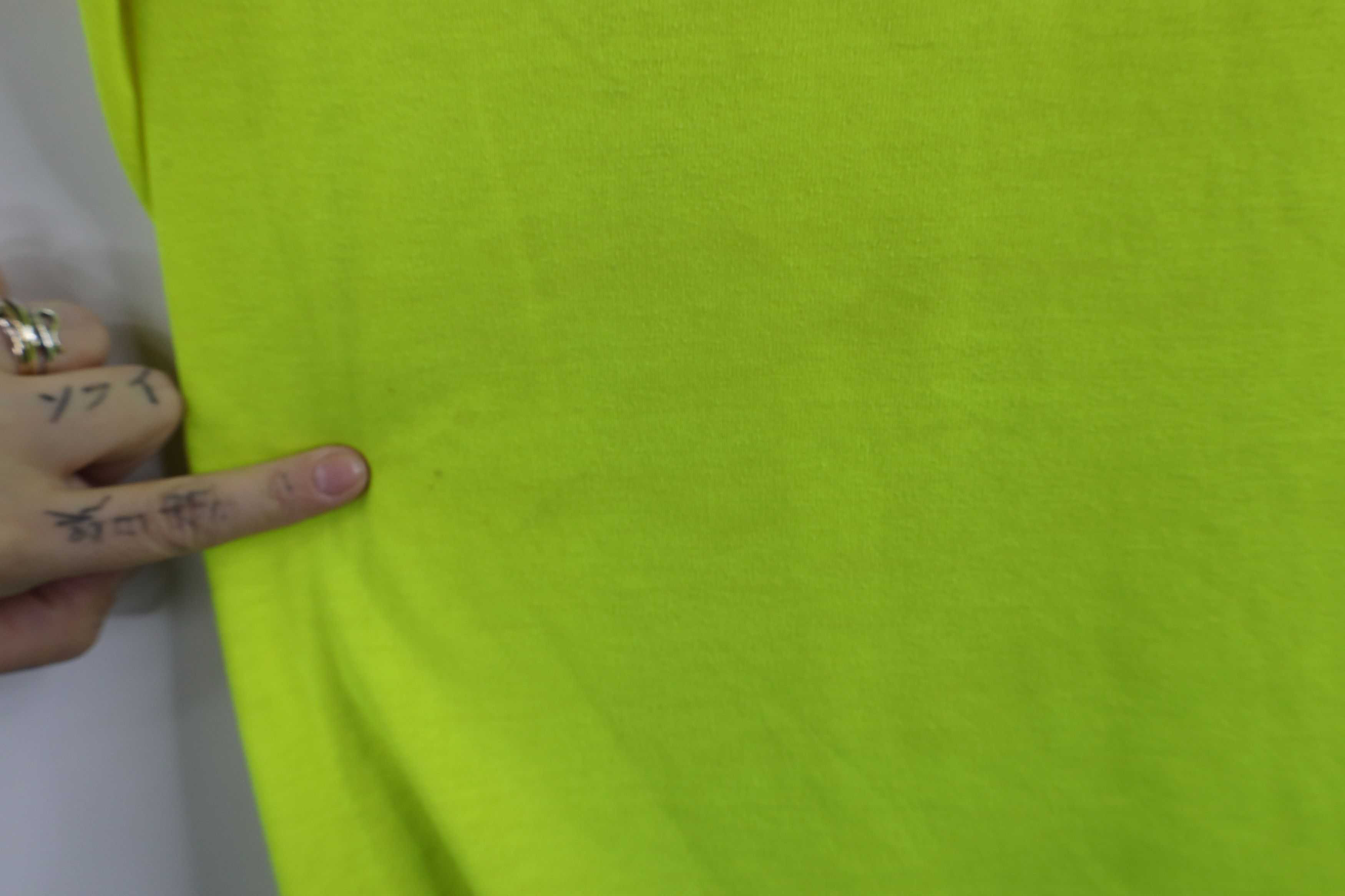 Vintage Vintage 90s Streetwear Florida Pocket T-Shirt Neon Yellow Size US XXL / EU 58 / 5 - 8 Thumbnail