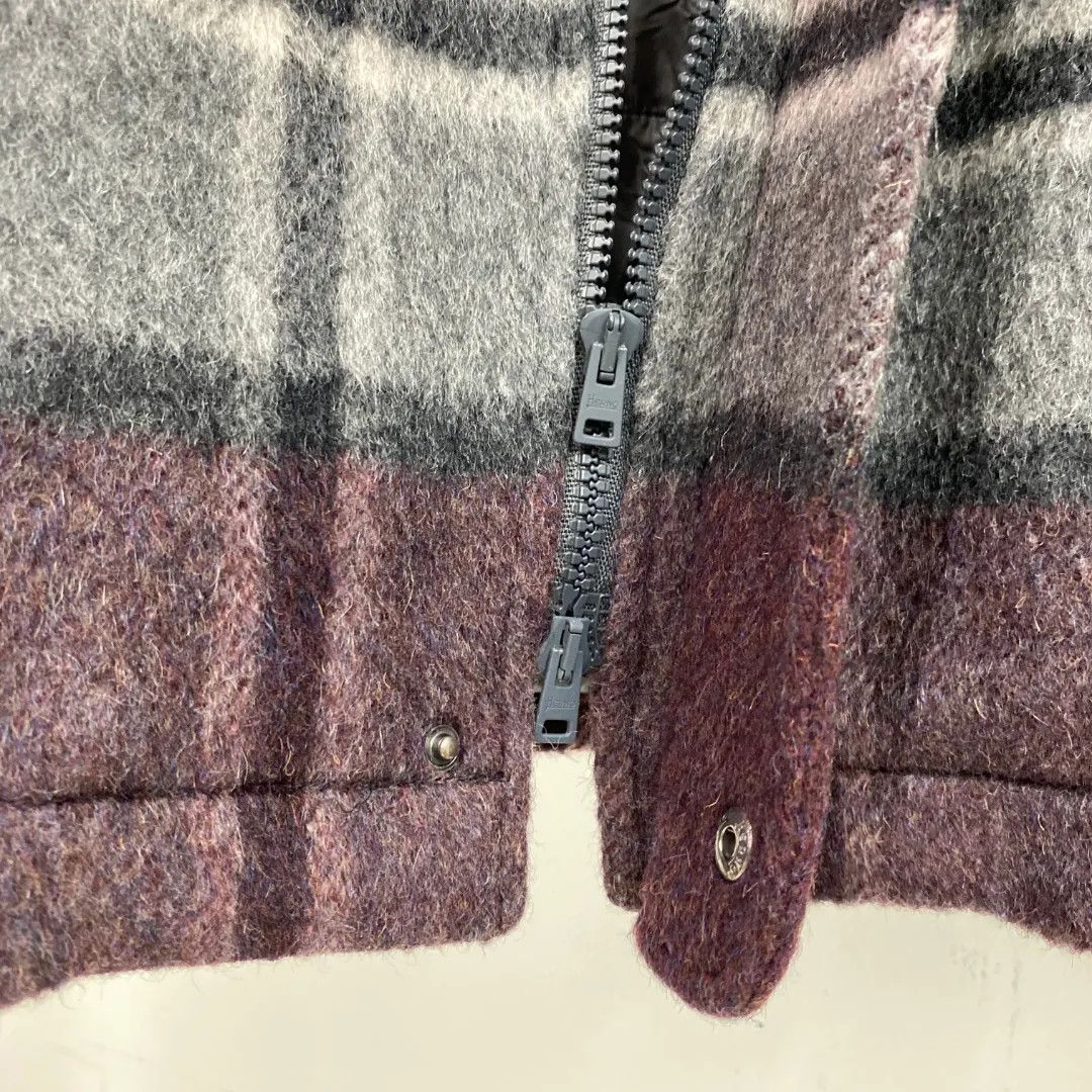 Herno HERNO Checkered Short Duffle Coat Size US M / EU 48-50 / 2 - 5 Thumbnail