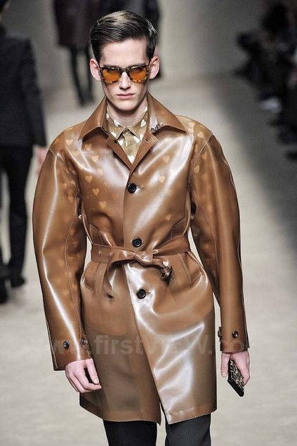 Burberry Prorsum A/W 2013 RUNWAY TRANSPARENT PVC TRENCH COAT Size US S / EU 44-46 / 1 - 1 Thumbnail