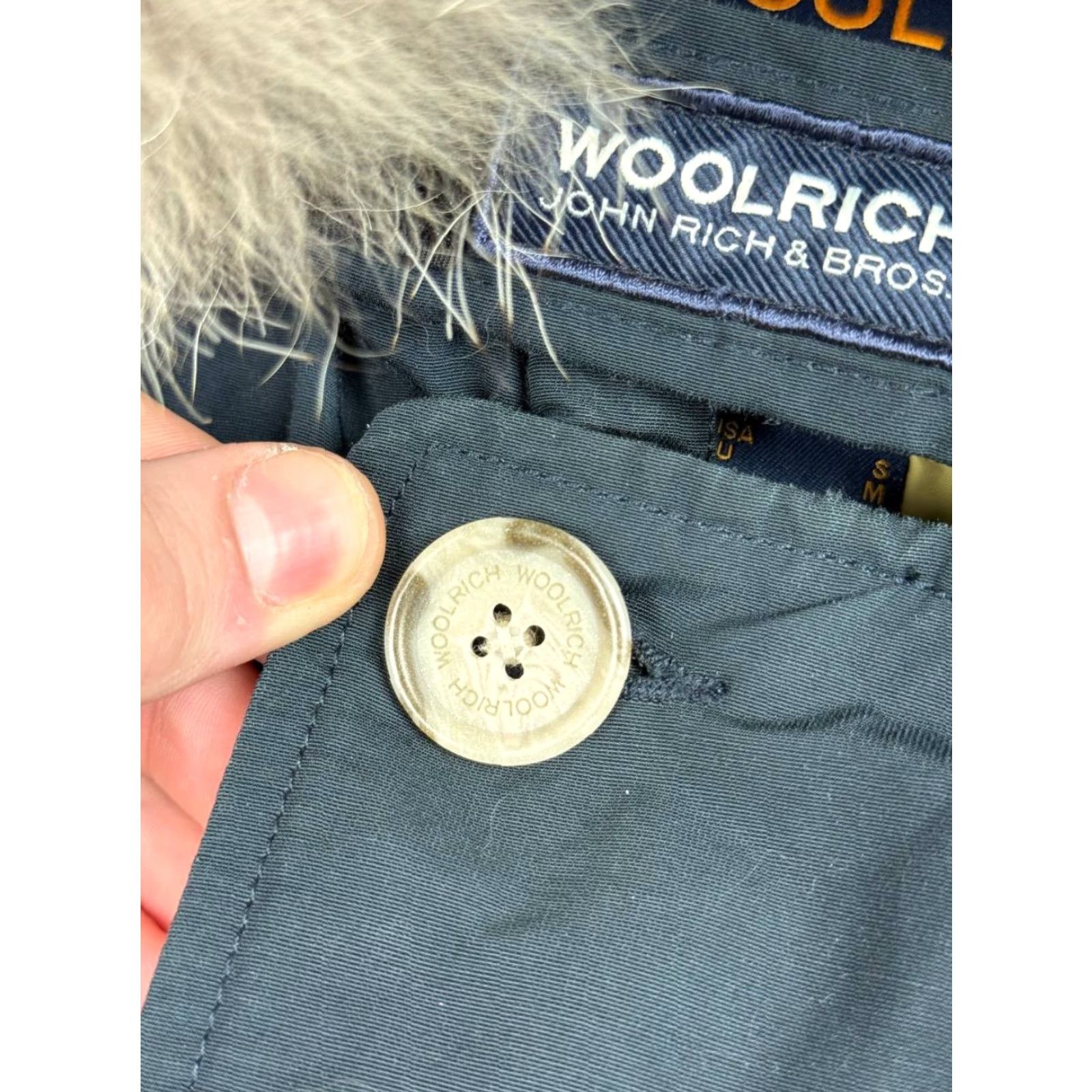 Vintage VINTAGE Woolrich Jacket Parka Hooded Down Woolrich Arctic Men's S Black Size US S / EU 44-46 / 1 - 3 Thumbnail