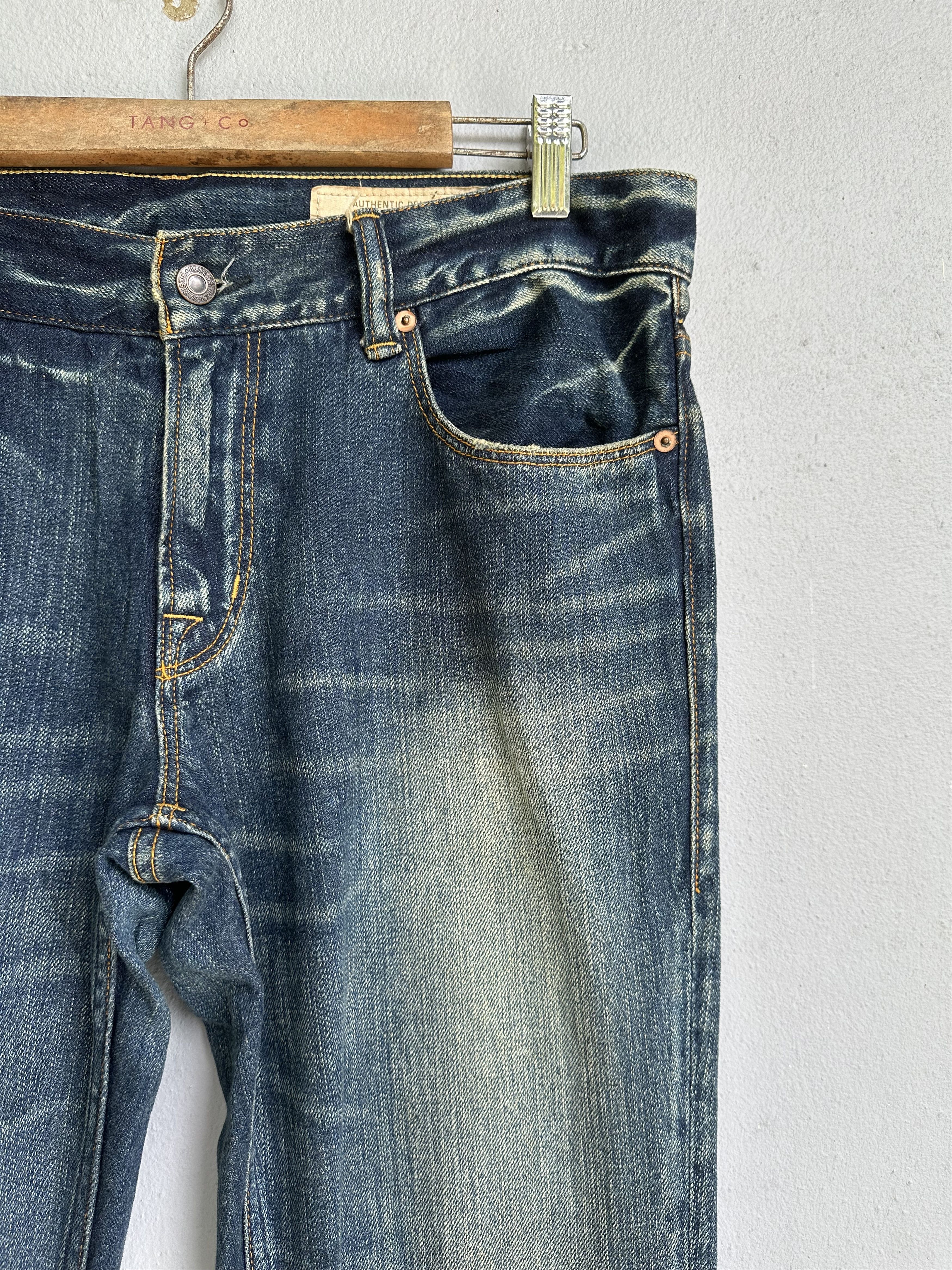 Japanese Brand Japanese Brand Sadistic Blue SBJC Distressed Denim Jeans Size US 35 - 8 Thumbnail