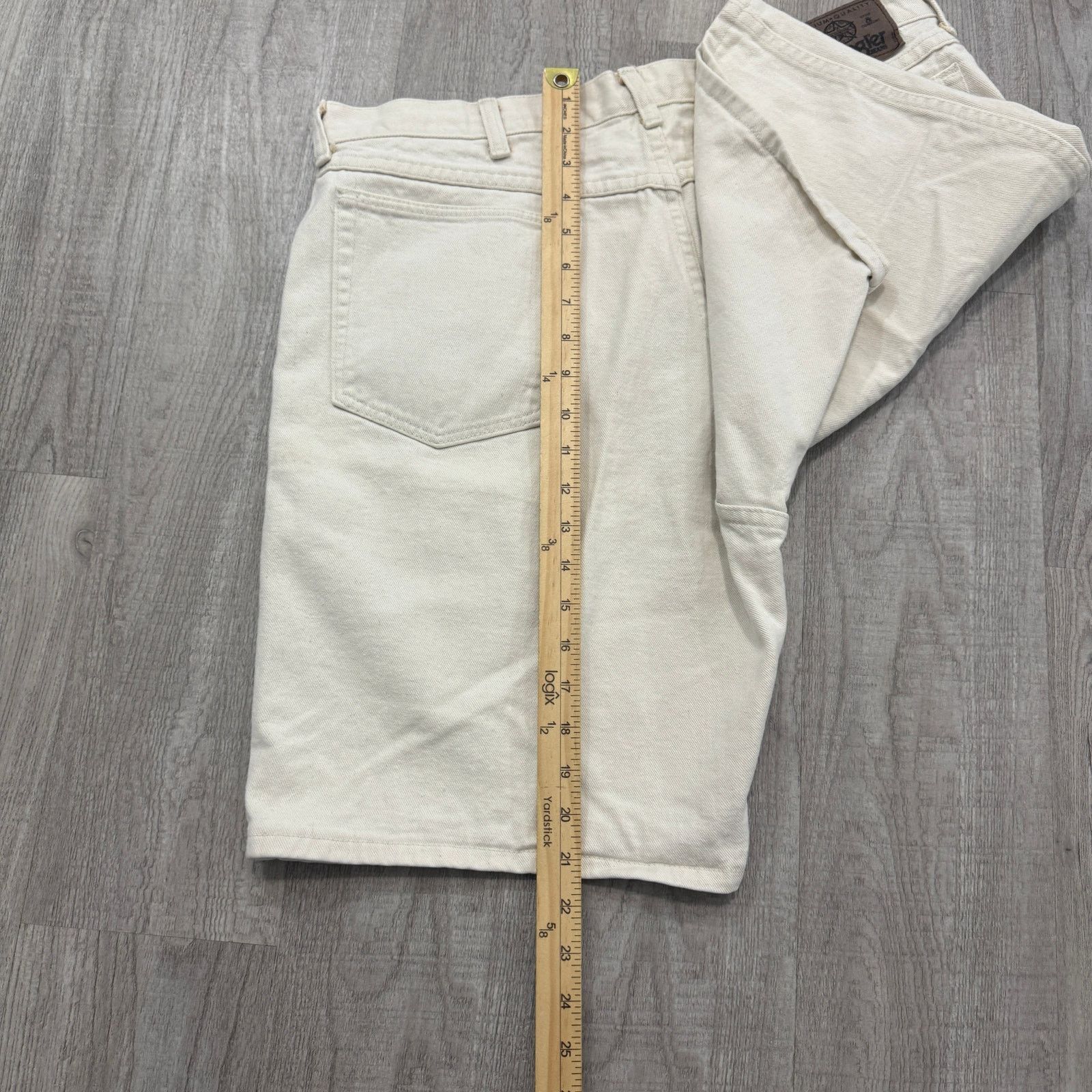 Wrangler Vintage Wrangler Jean Shorts Men's 38 Cream White 9" Inseam Size US 38 / EU 54 - 10 Thumbnail