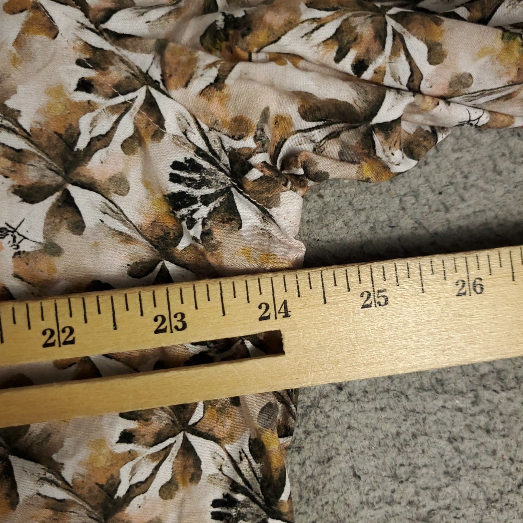 BUGATCHI Bugatchi Uomo Shirt Mens XL Beige Floral Button-Up Long Sleeve Size US XL / EU 56 / 4 - 5 Thumbnail