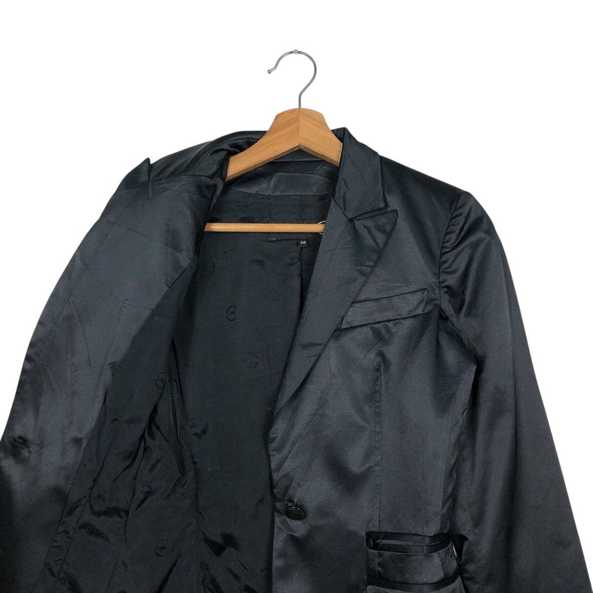 Japanese Brand 📌Iconic Black Double Breast Coats Jacket Just Cavalli Size US M / EU 48-50 / 2 - 13 Thumbnail