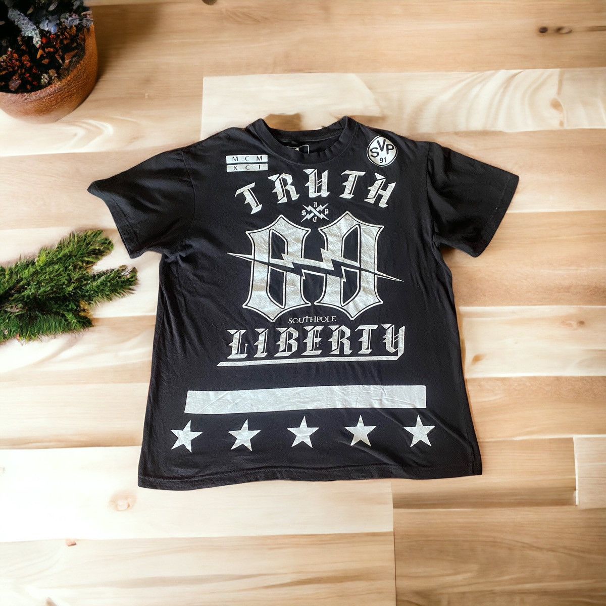 Ecko Unltd. Vintage Southpole Mcmxci TRUTH LIBERTY Shirt Size US L / EU 52-54 / 3 - 1 Thumbnail