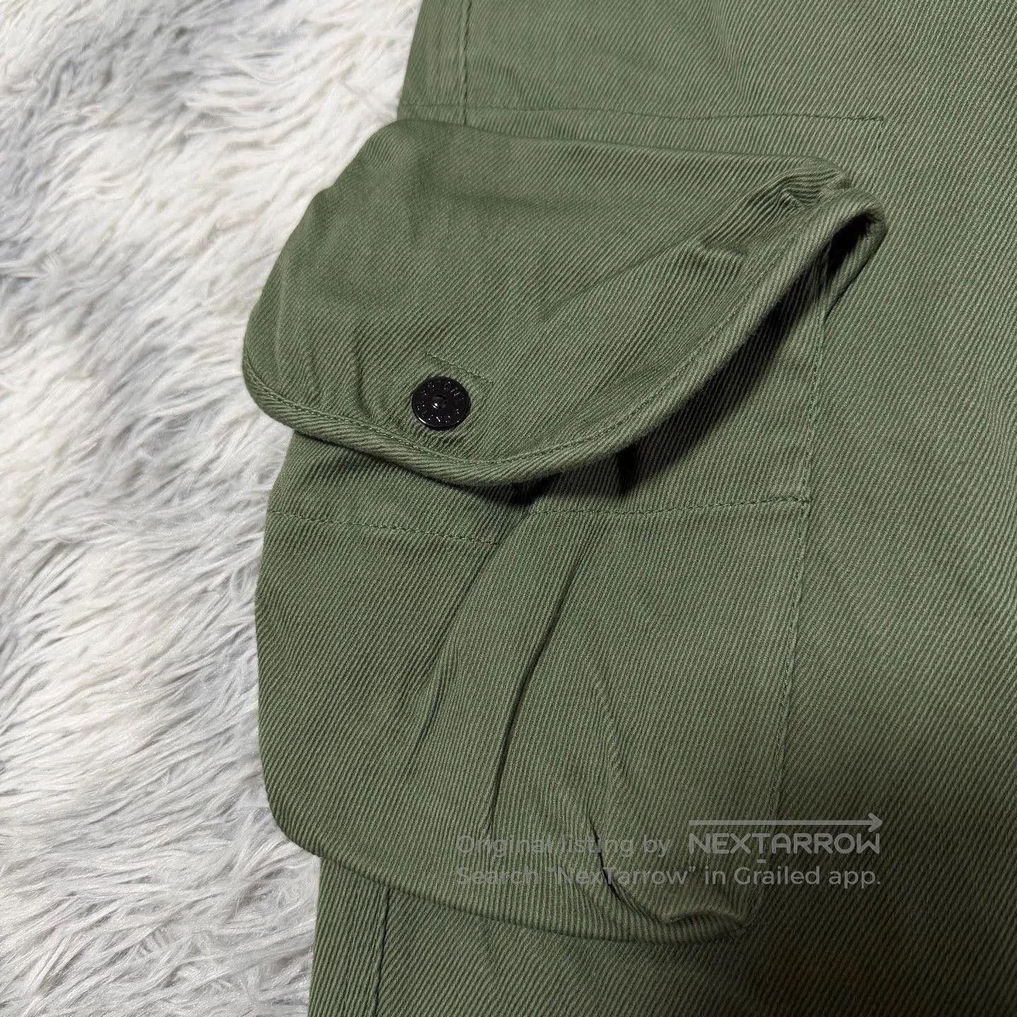 Stone Island Stone Island Green Cargo Straight-Leg Pants W30. Size US 30 / EU 46 - 5 Thumbnail