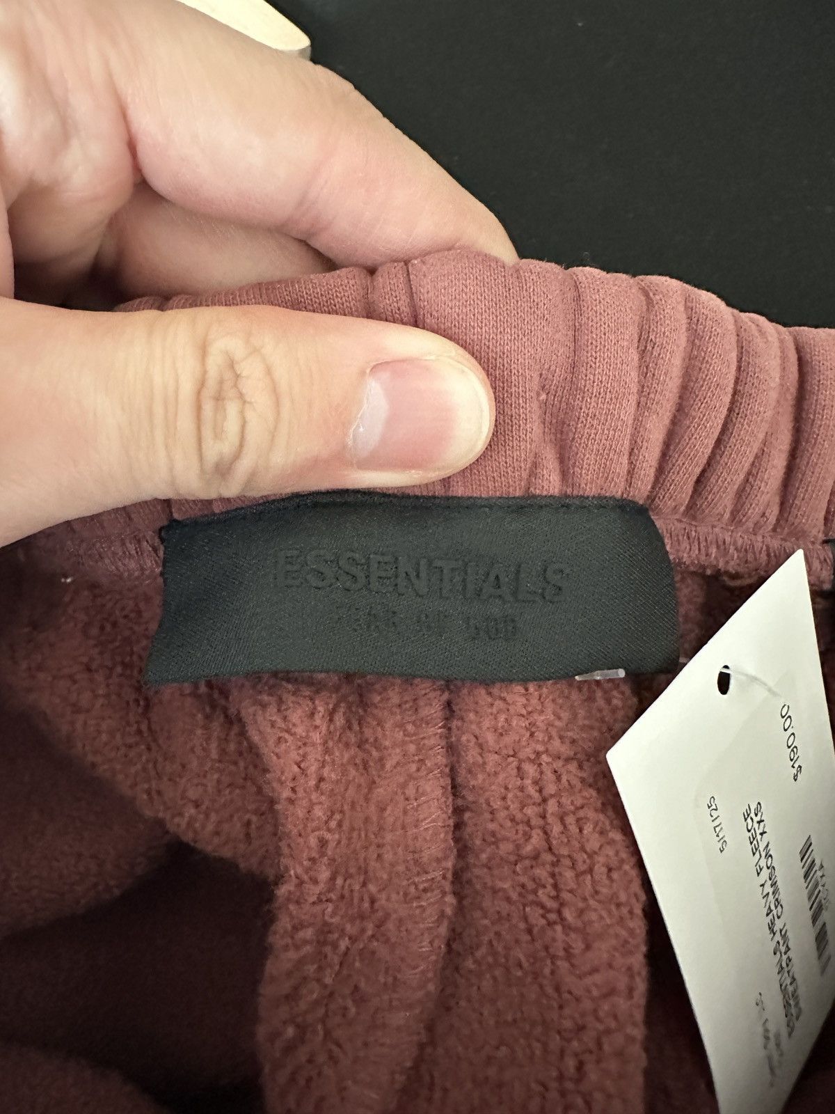 Essentials Essentials Fear of God University Sweatpants Crimson Size US 28 / EU 44 - 5 Thumbnail