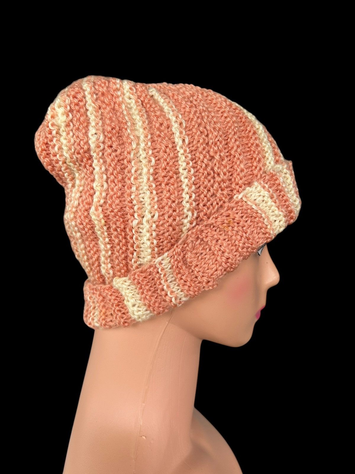 Japanese Brand × Kapital × Vintage Crochet Knitted Handmade Beanie Hats Size ONE SIZE - 5 Thumbnail