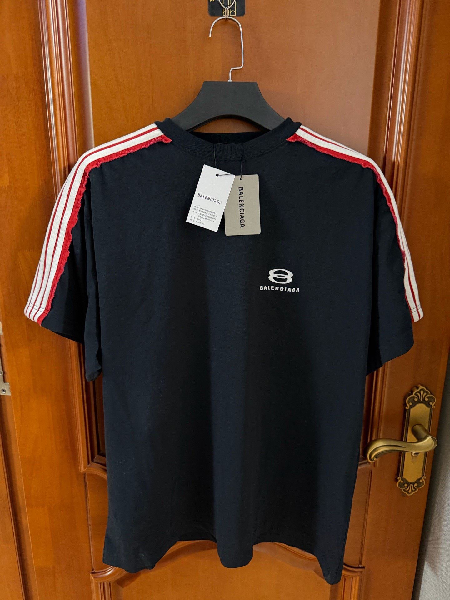 Balenciaga Balenciaga 25SS Double Ring Short-Sleeve T-Shirt Size US M / EU 48-50 / 2 - 1 Thumbnail