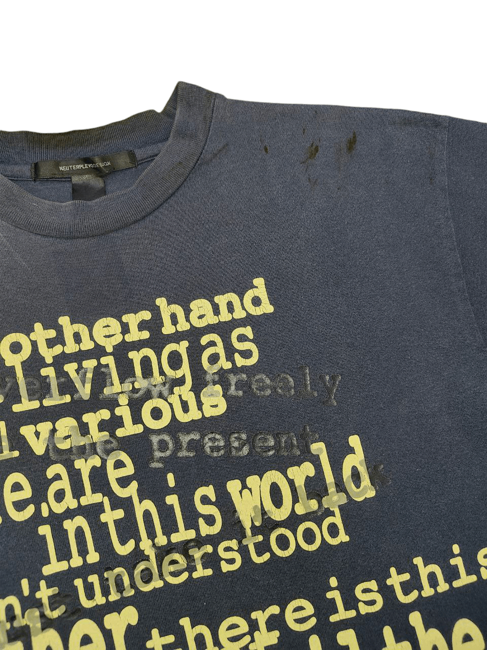 Other Neuterplevo Wording Faded T Size US M / EU 48-50 / 2 - 2 Thumbnail