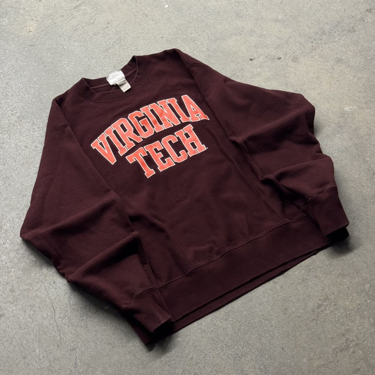 Champion Vintage 90 Y2K Champion Reverse Weave Virginia Tech Crewneck Size US L / EU 52-54 / 3 - 1 Thumbnail
