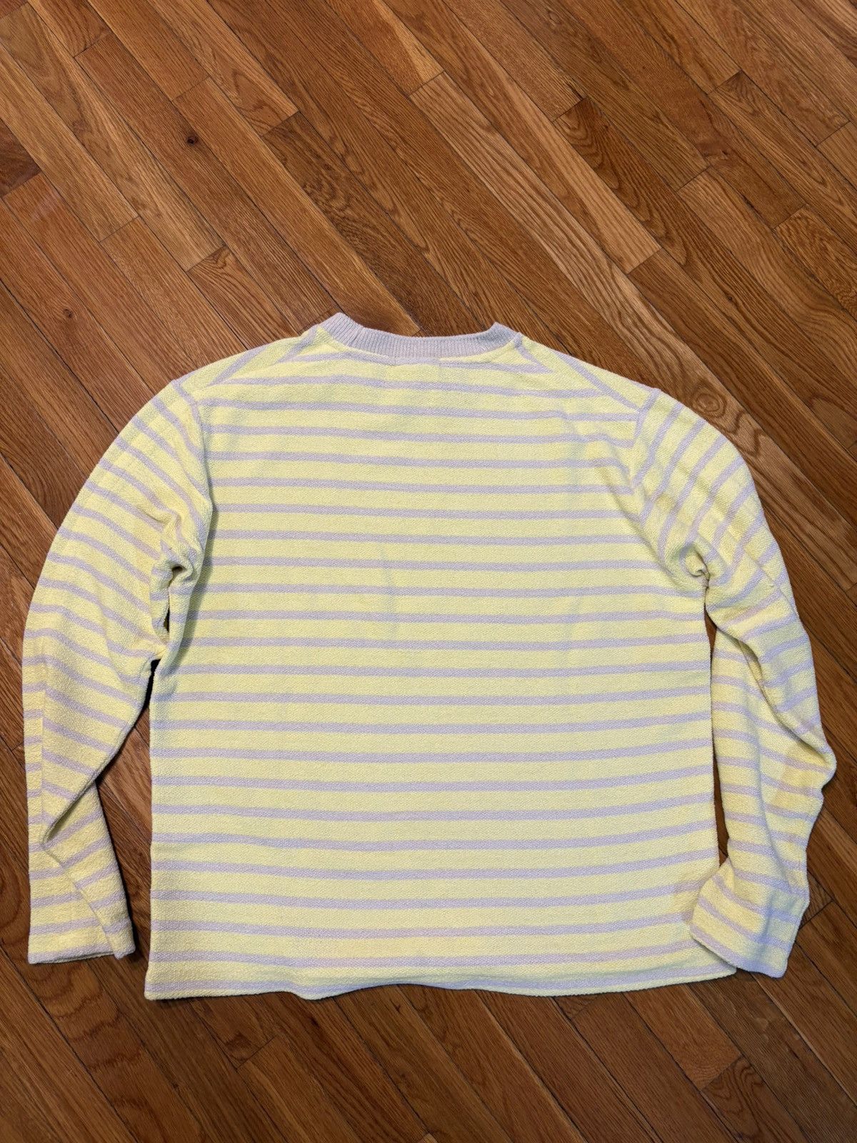 Scotch & Soda Scotch & Soda yellow/white striped sweater Size US XL / EU 56 / 4 - 2 Thumbnail
