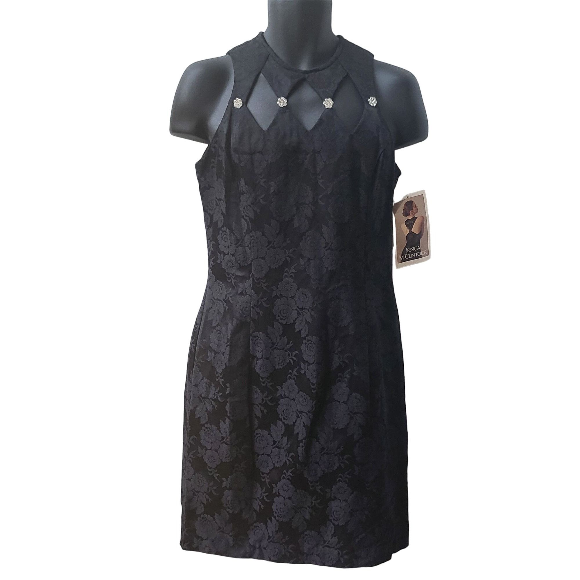 Vintage Jessica McClintock Gunne Sax Dress Women Sz 13 / 14