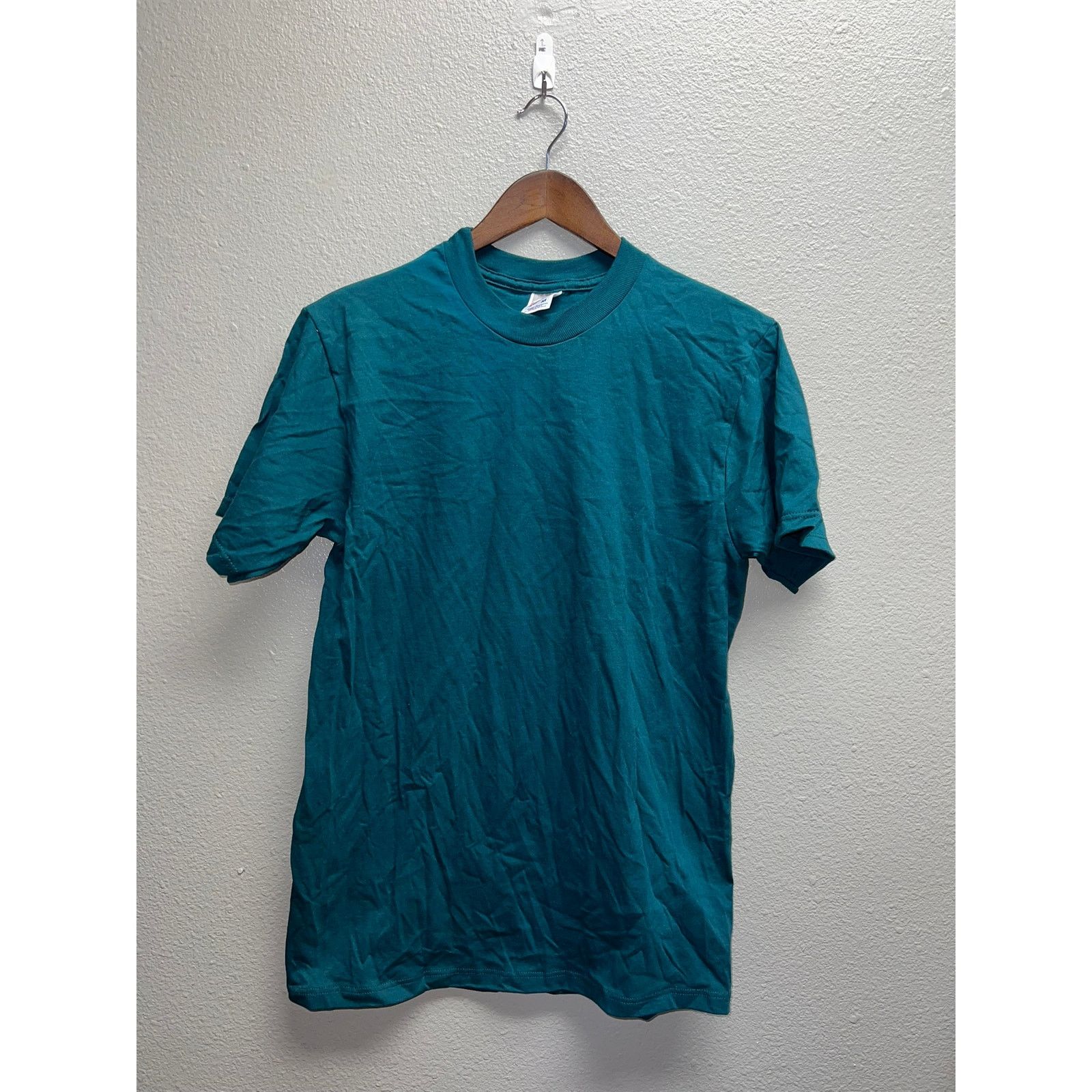 Jerzees Vintage Jerzees Green Blank Shirt USA Made 90s 1990s Medium Size US M / EU 48-50 / 2 - 1 Thumbnail