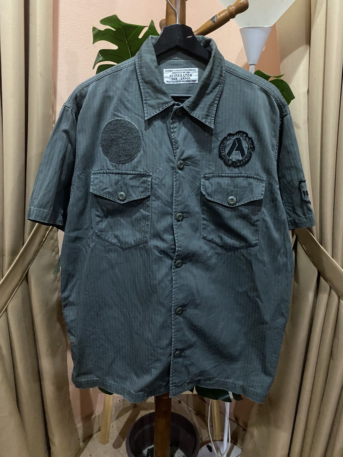 Avirex Vintage Avirex LTD Military-Inspired Short Sleeve Shirt Size US L / EU 52-54 / 3 - 1 Thumbnail