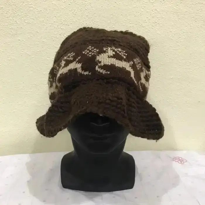 Japanese Brand Navajo Knit Bucket Hat Size ONE SIZE - 3 Thumbnail