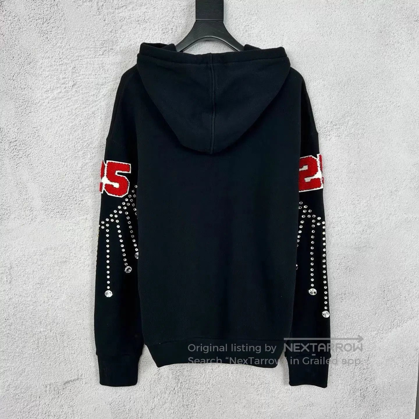Gucci Black Rhinestone Graphic Hoodie. Size US M / EU 48-50 / 2 - 2 Thumbnail