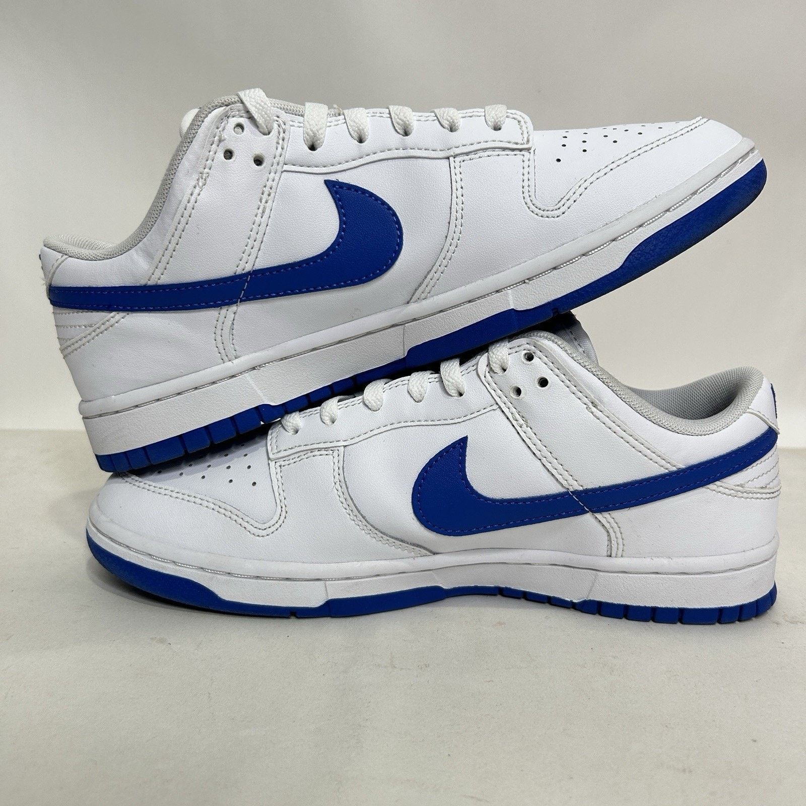 Nike Nike Dunk Low Retro “White Royal Blue” Size US 9 / EU 42 - 3 Thumbnail