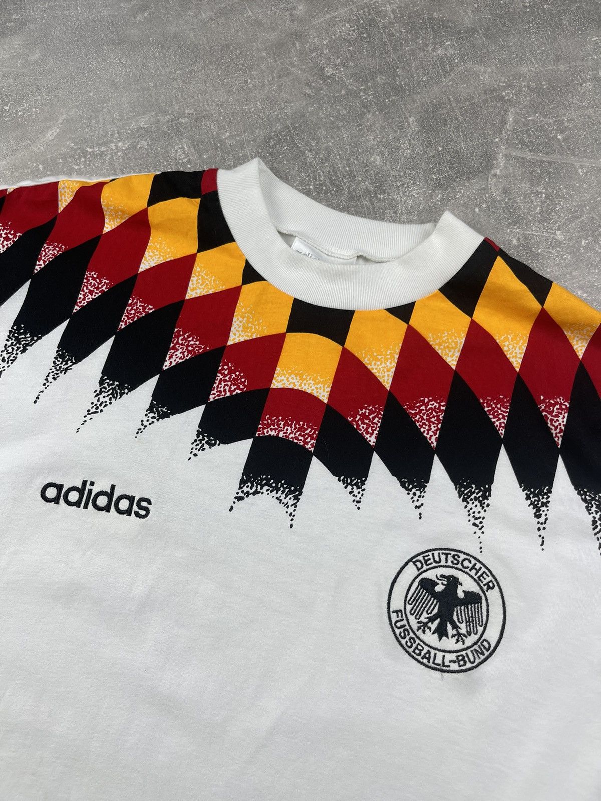 Adidas × Vintage Vintage Adidas 90s Germany Soccer Football Team Size US L / EU 52-54 / 3 - 5 Thumbnail