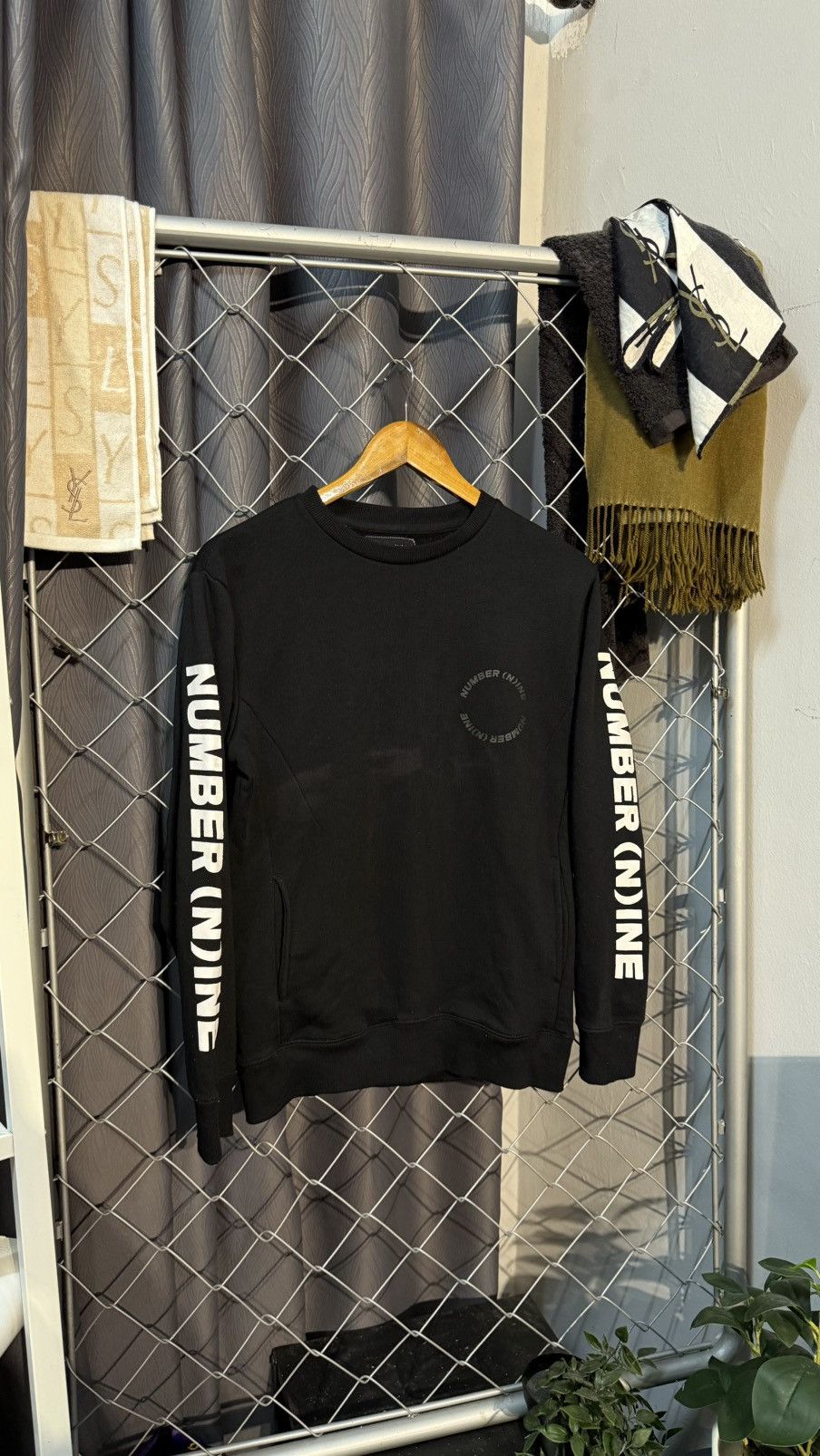 Number (N)ine ‼️NEED GONE‼️Number (N)ine x Nano Universe Sweatshirt Crewneck Size US M / EU 48-50 / 2 - 1 Thumbnail