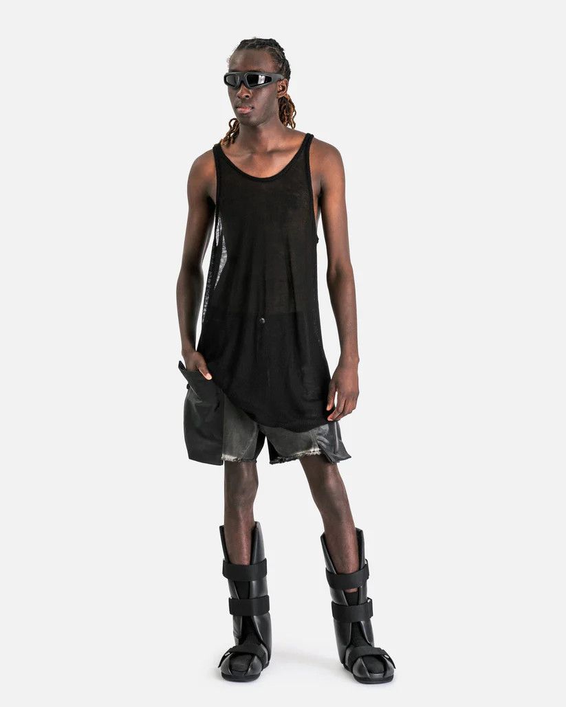 Rick Owens o1s1v1r1oon0825 Size: OS/ Tank Top in Black Size US S / EU 44-46 / 1 - 2 Thumbnail