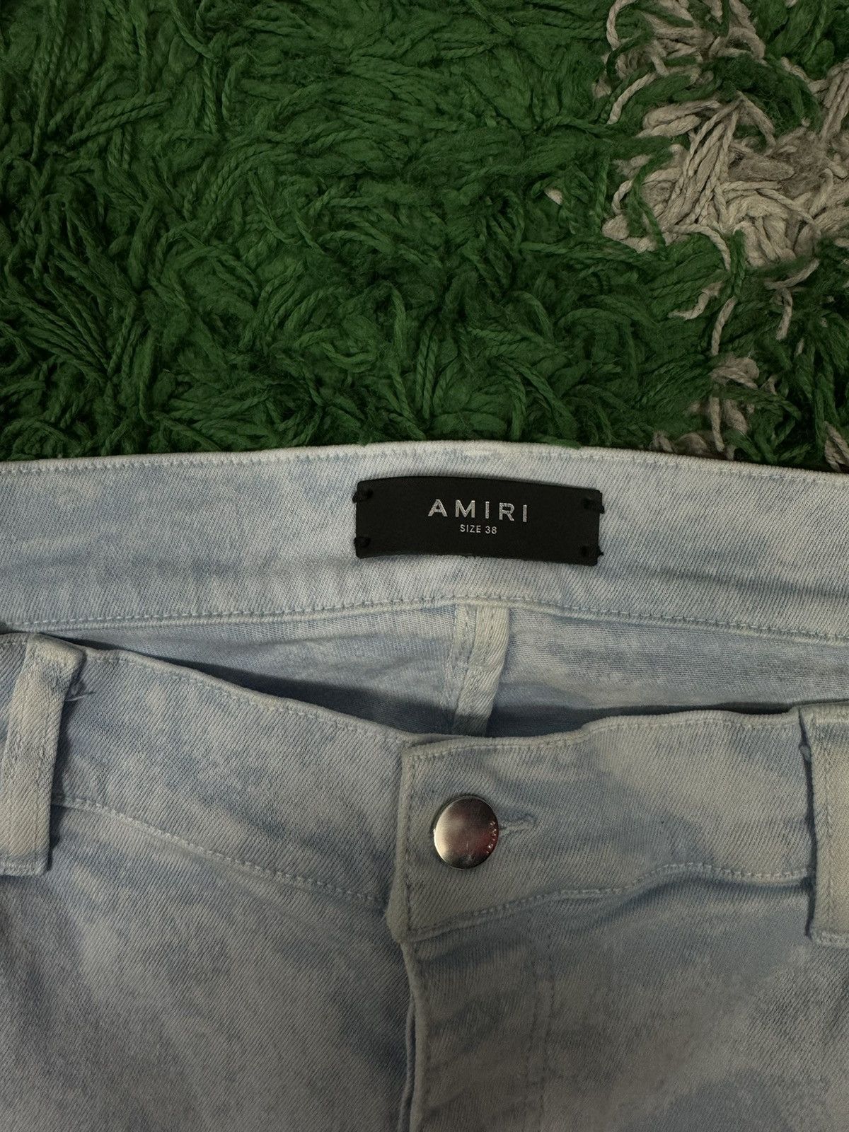 Amiri Amiri MX1 Jeans Light Blue Patch 38 Size US 38 / EU 54 - 3 Thumbnail