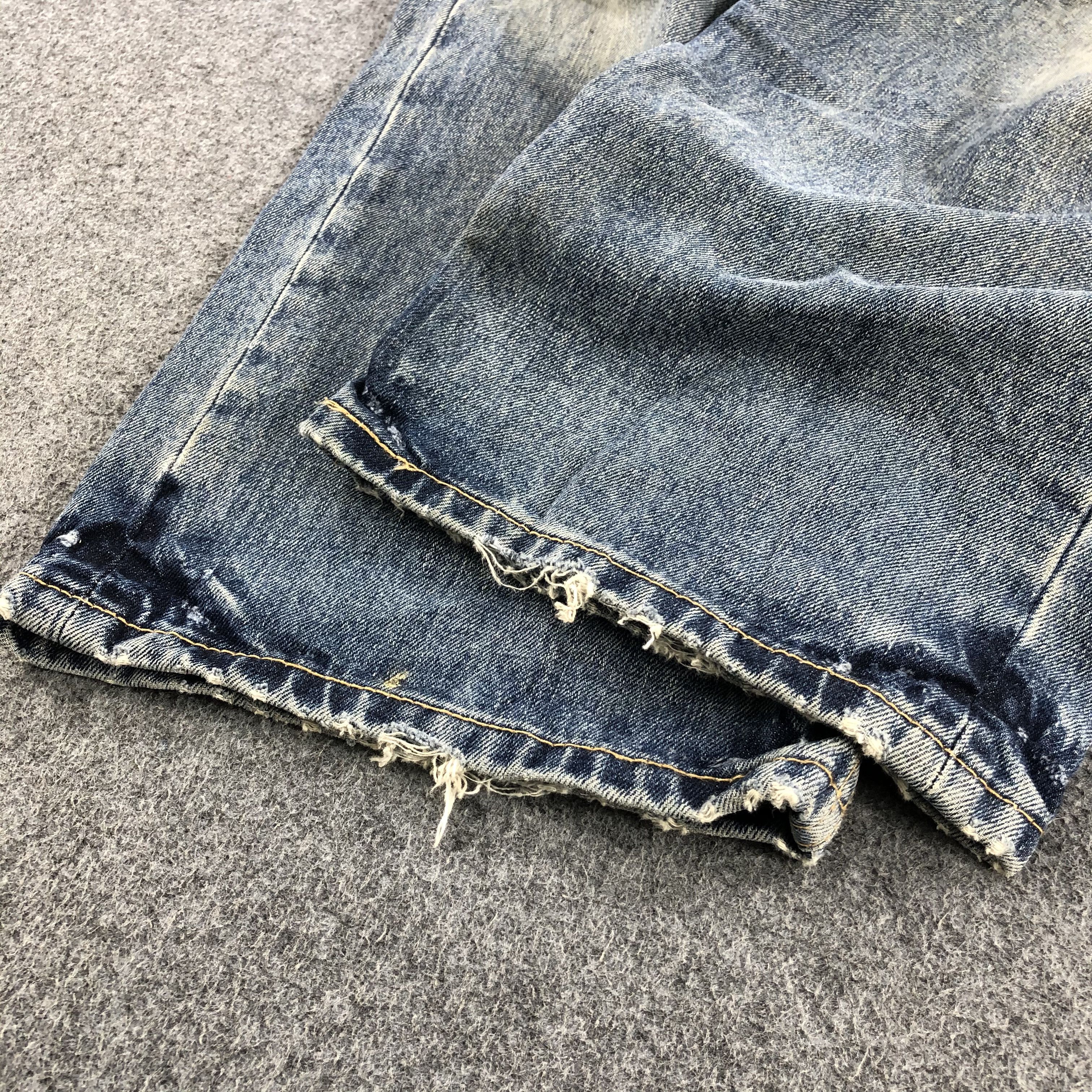 Levi's Vintage Levis Jeans Lot 569 Rusty Washed Denim-J1002 Size US 39 - 6 Thumbnail