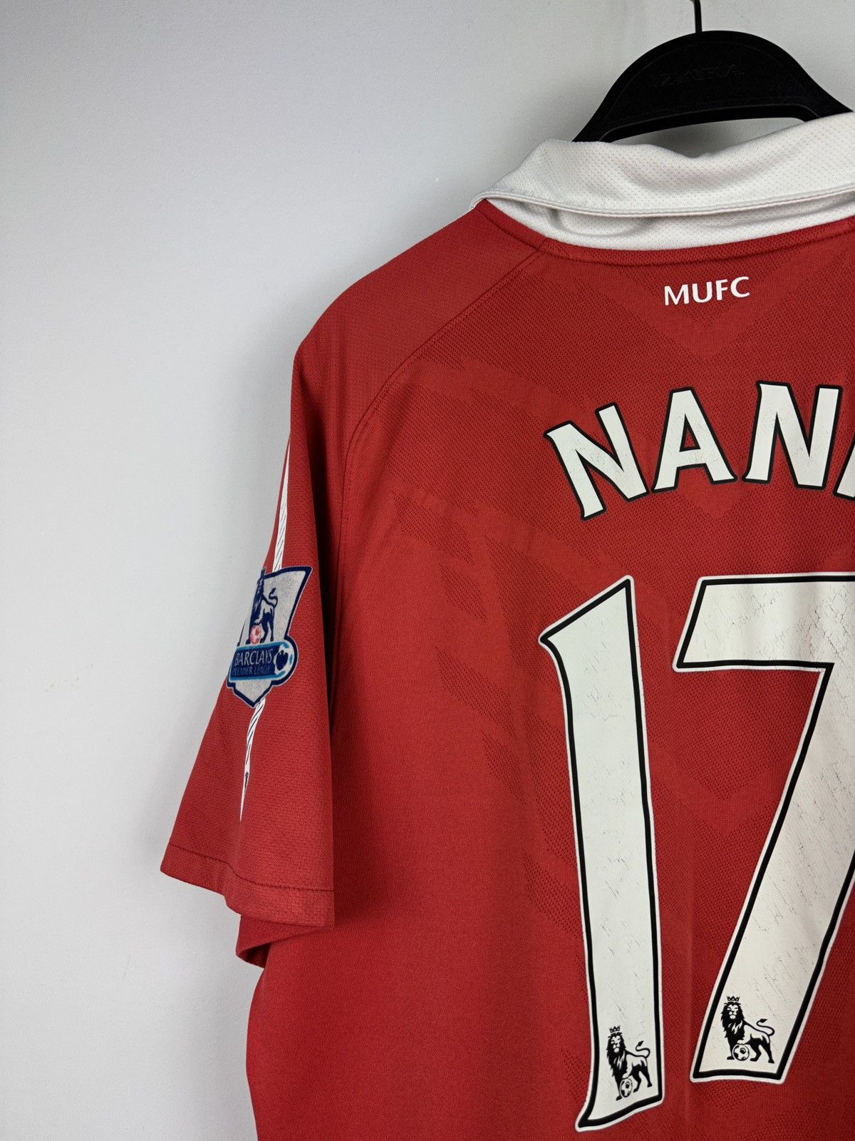 Nike Nani #17 2010-11 Nike Manchester United Soccer Jersey Size US L / EU 52-54 / 3 - 2 Thumbnail